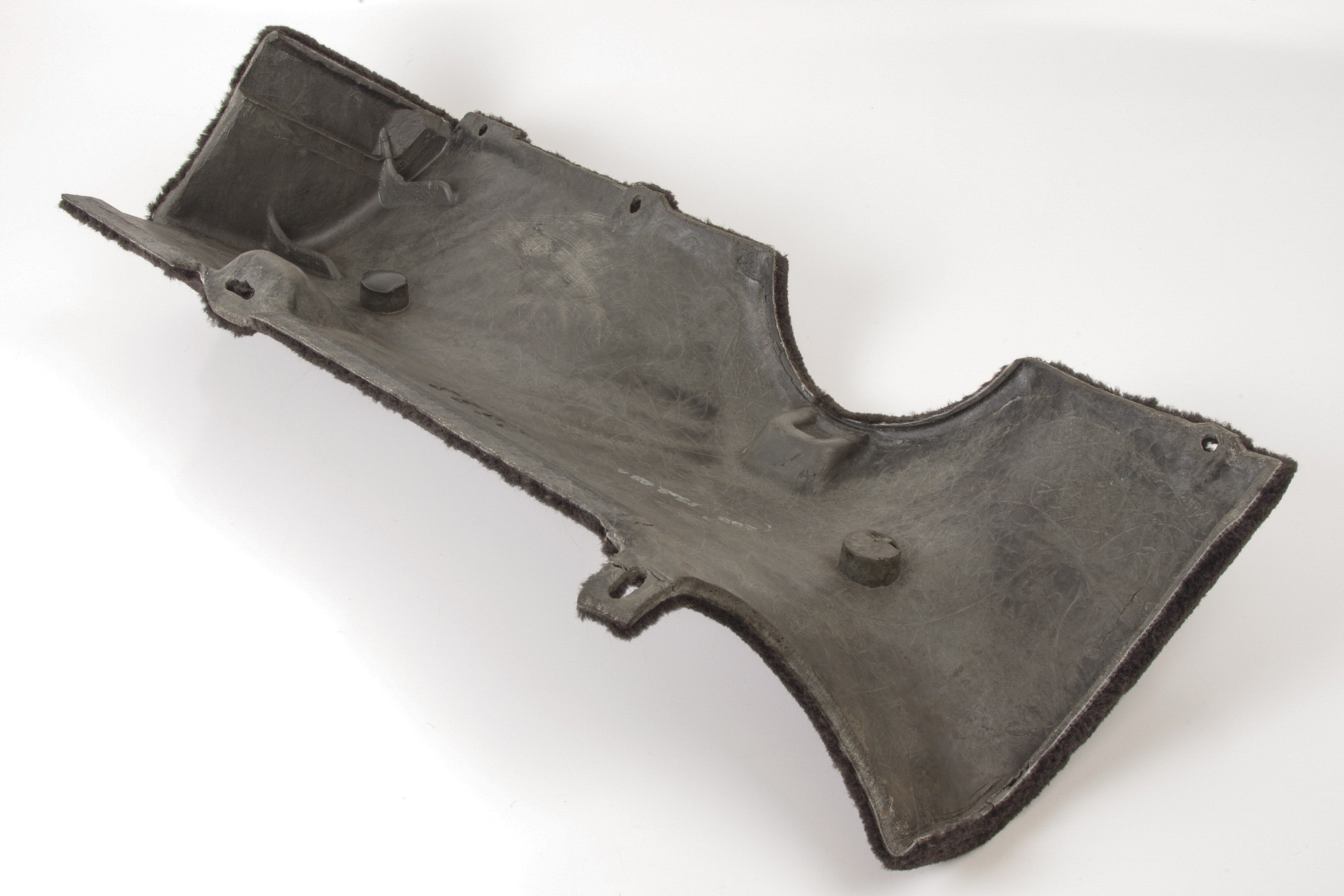 Mercedes 1296802688 Dashboard Carpet Trim - Right Black (a) | R129 SL (Archive)