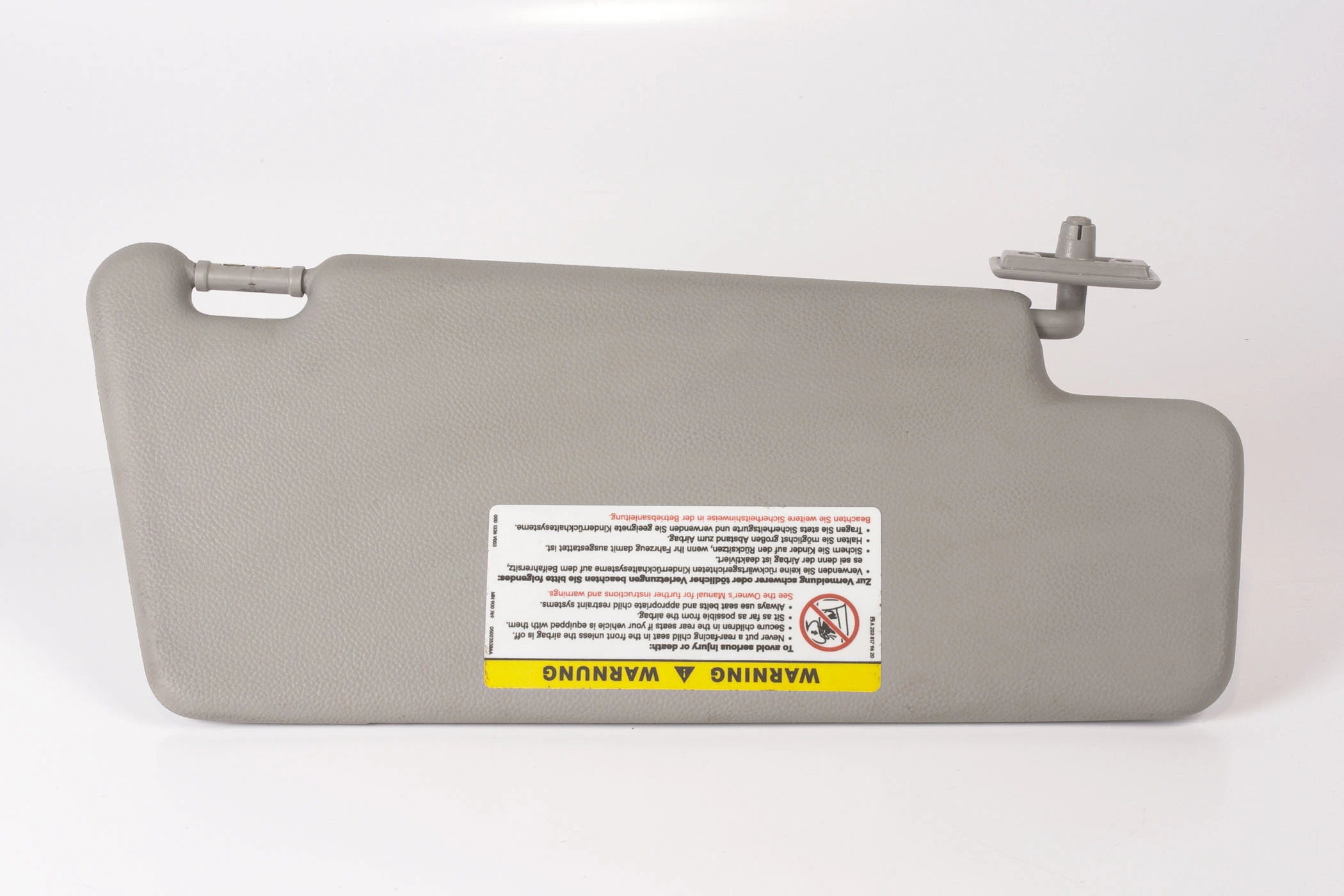 Mercedes 2308100110 Sun Visor - Left Grey | R230 SL
