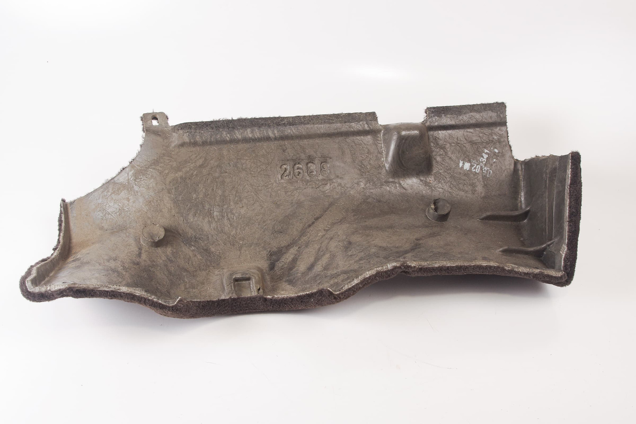 Mercedes 1296802688 Dashboard Carpet Trim - Right Black | R129 SL