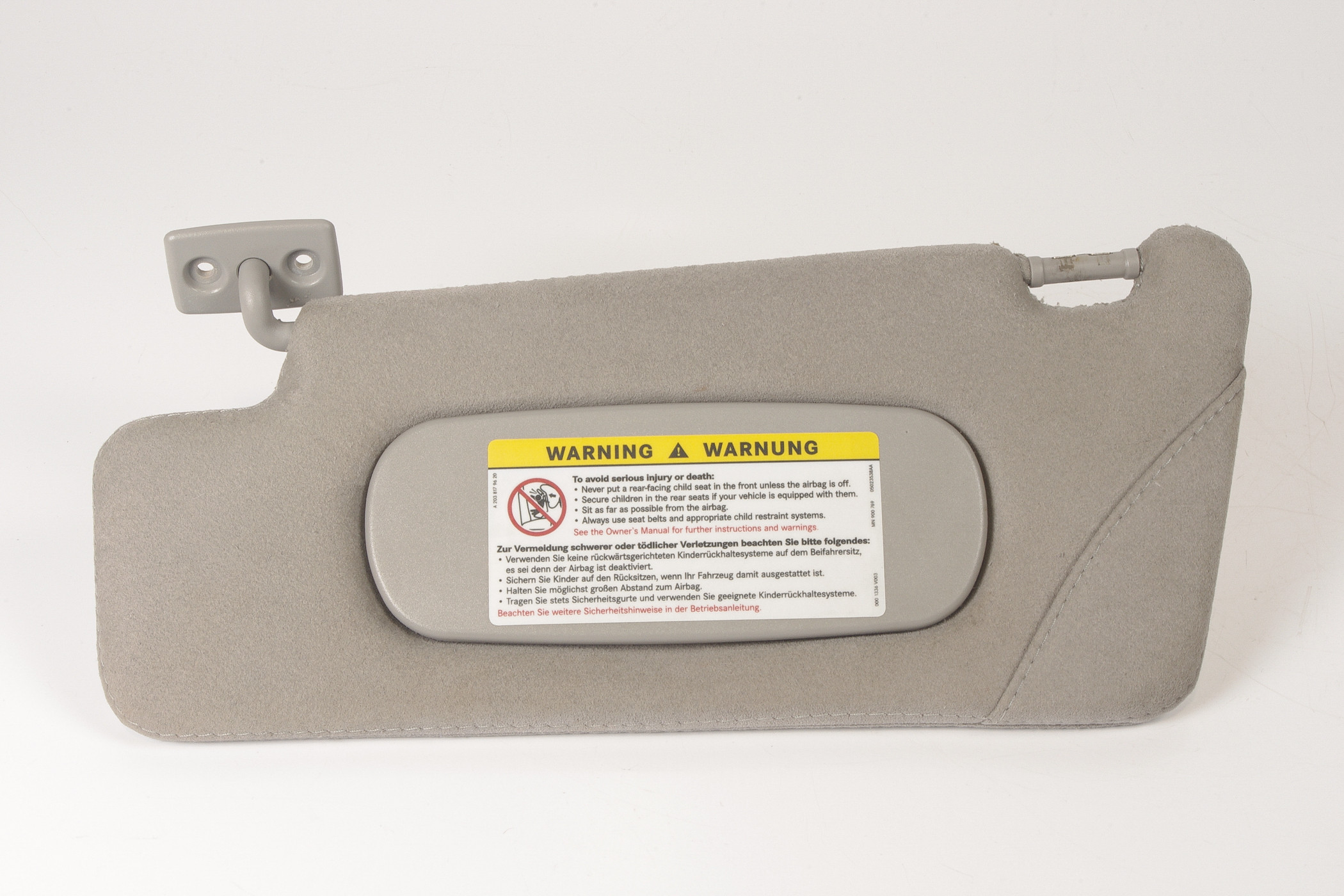 Mercedes 2308101110 Sun Visor - Left Grey | R230 SL