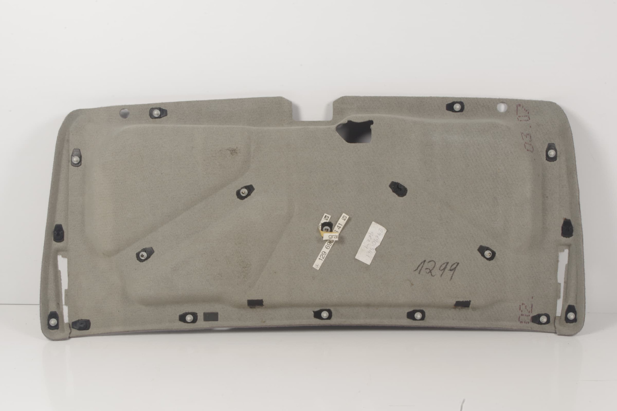 Mercedes 1296901341 Boot Carpet Panel - Grey | A124 E R129 SL