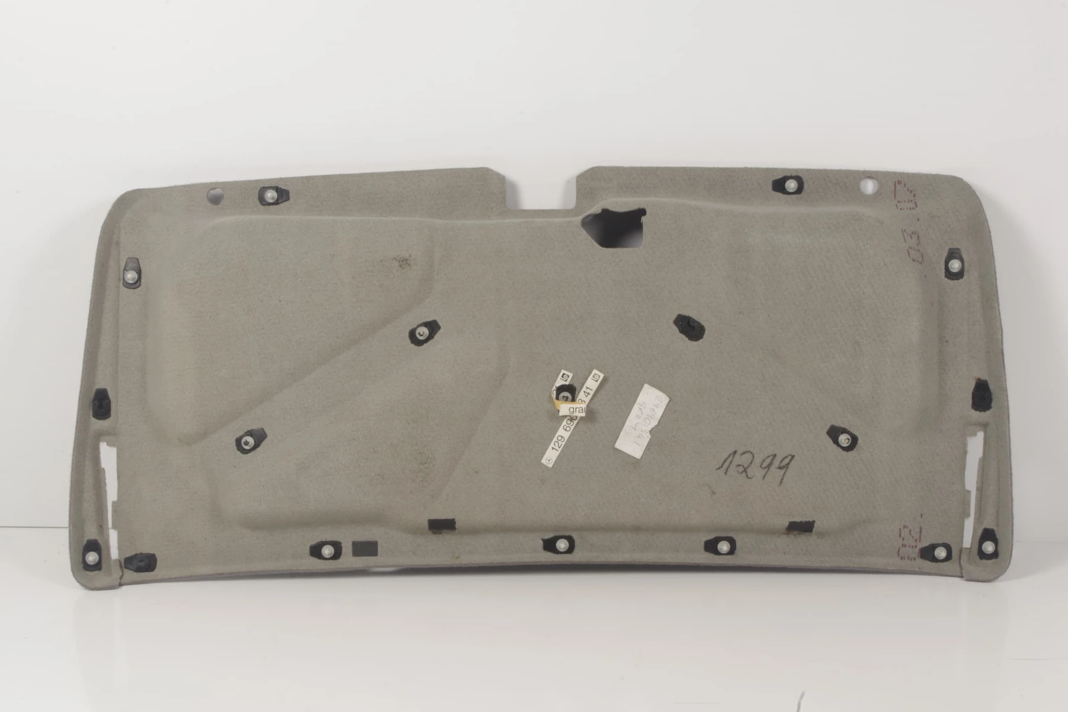 Mercedes 1296901341 Boot Carpet Panel - Grey | A124 E R129 SL