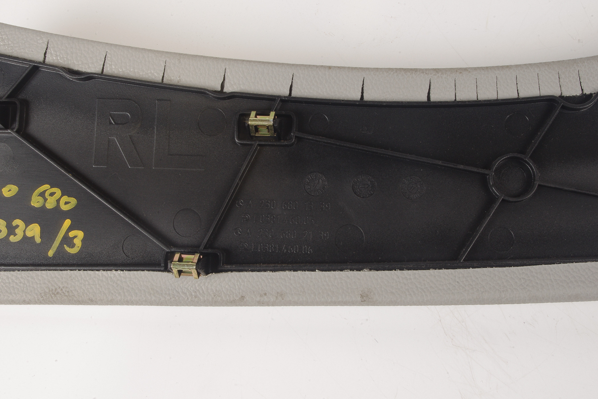 Mercedes 2306801339 Centre Console Trim - Left Grey | R230 SL
