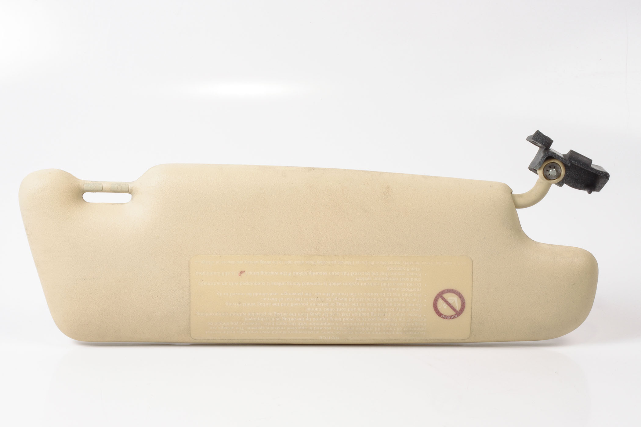 Mercedes 1298101110 Sun Visor - Left Cream (a) | A124 E R129 SL