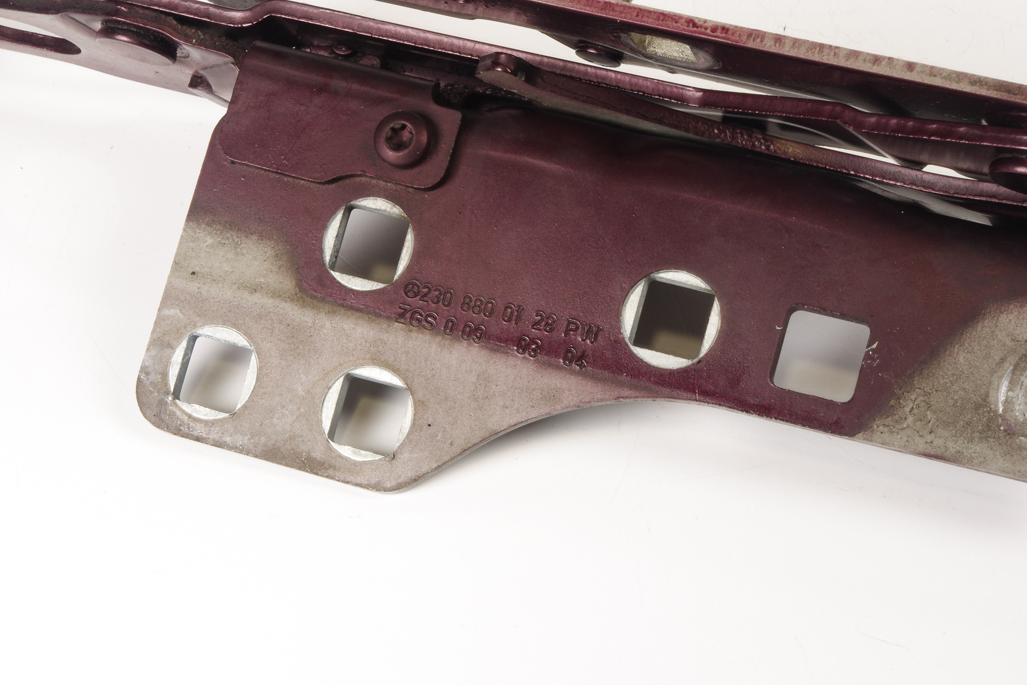 Mercedes 2308800128 Bonnet Hinge - Left (a) | R230 SL