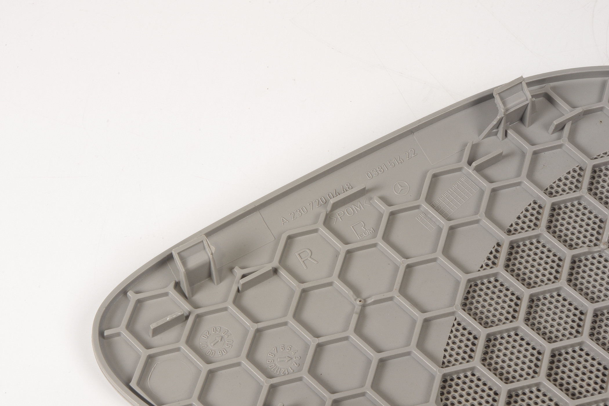 Mercedes 2307200448 Door Speaker Cover - Right Grey (a) | R230 SL