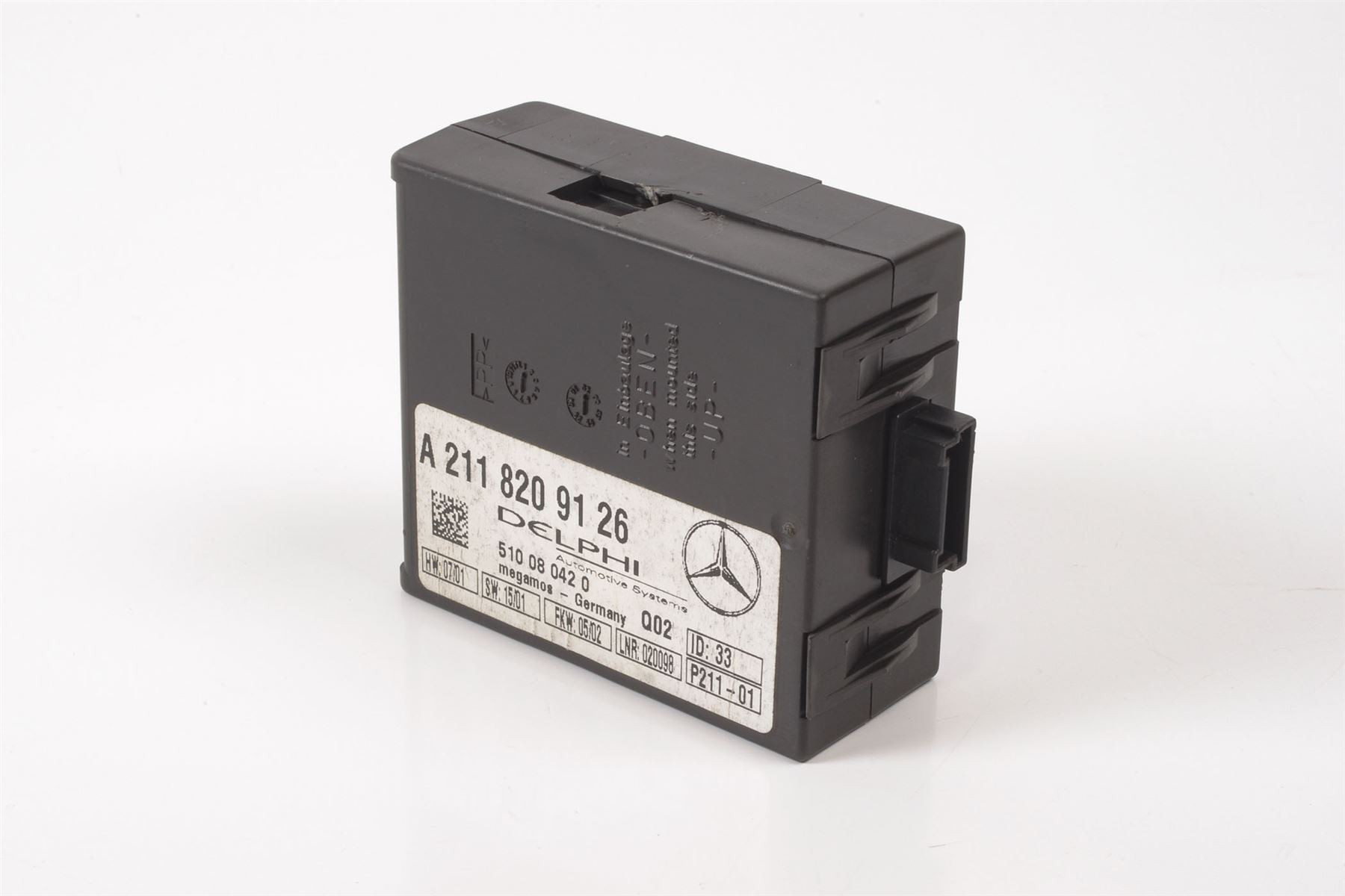 Mercedes 2118209126 Alarm Control Unit | R129 R230 SL W140 W220 S R170 R171...