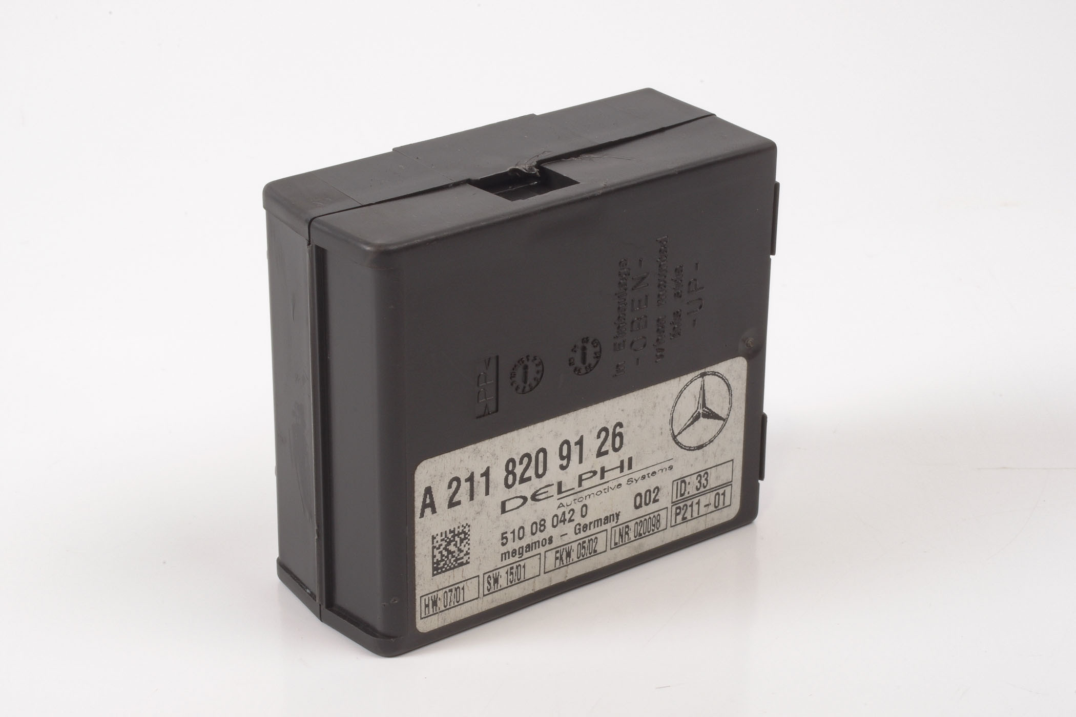 Mercedes 2118209126 Alarm Control Unit | R129 R230 SL W140 W220 S R170 R171...