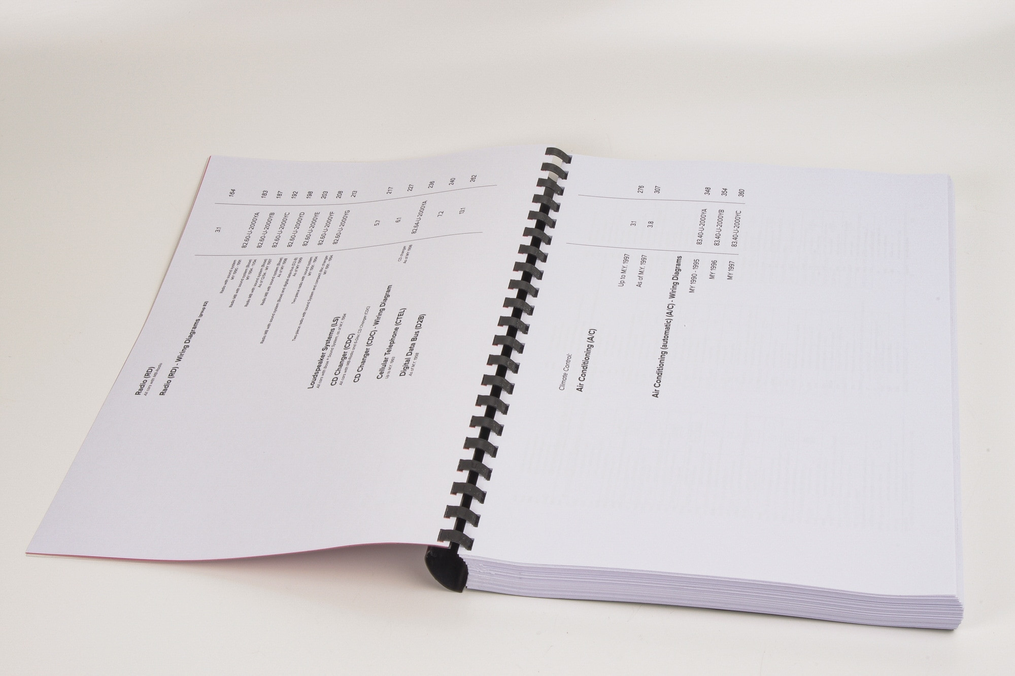 Mercedes R129 SL Workshop Diagnostic Manual: Instrument Cluster, Radio, CD and A/C (inc. Wiring Schematics)