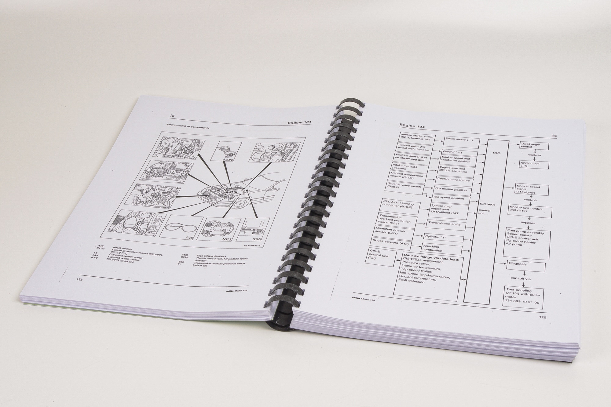 Mercedes R129 SL Workshop Manual: Introduction Into Service