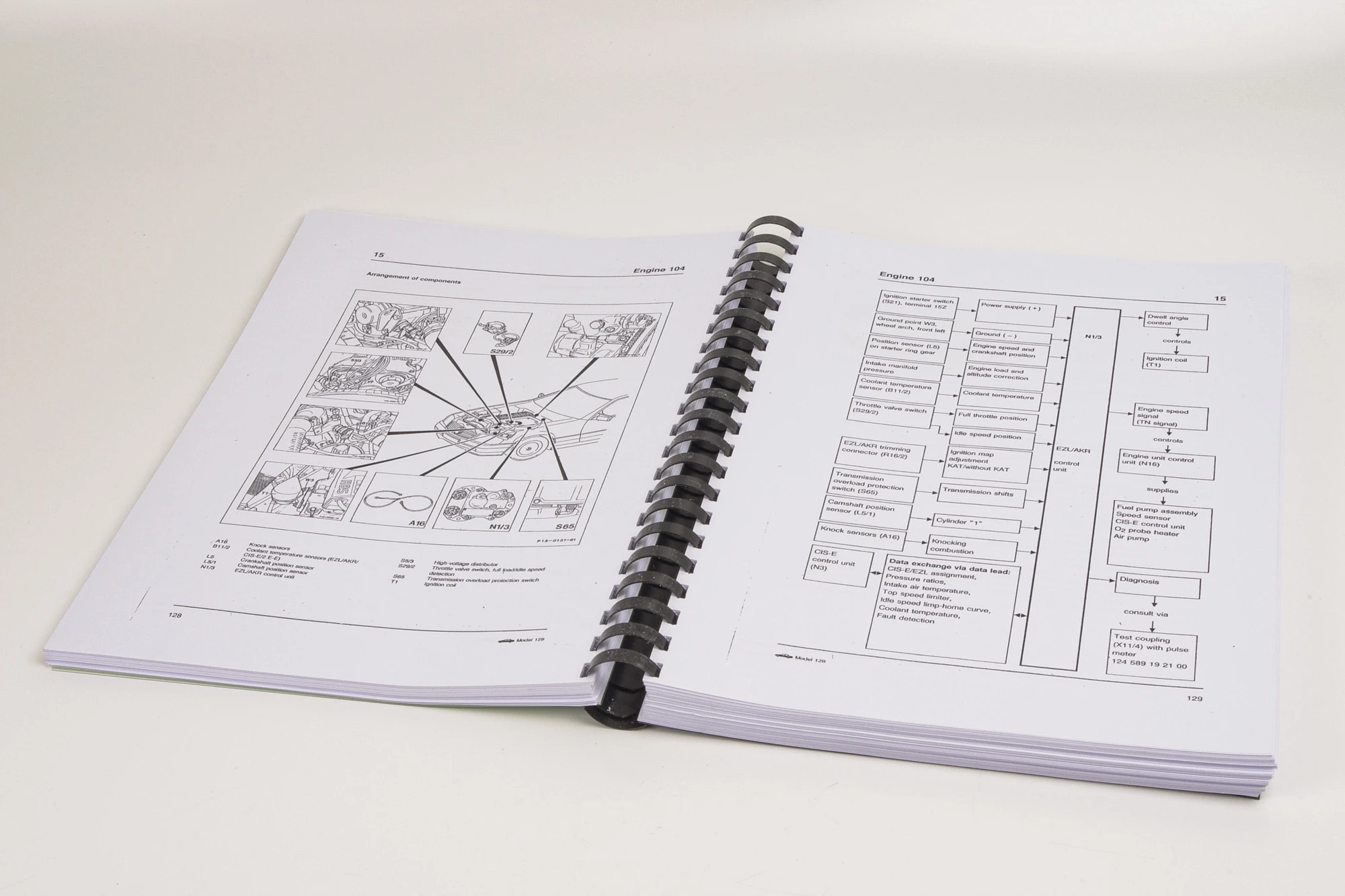 Mercedes R129 SL Workshop Manual: Introduction Into Service