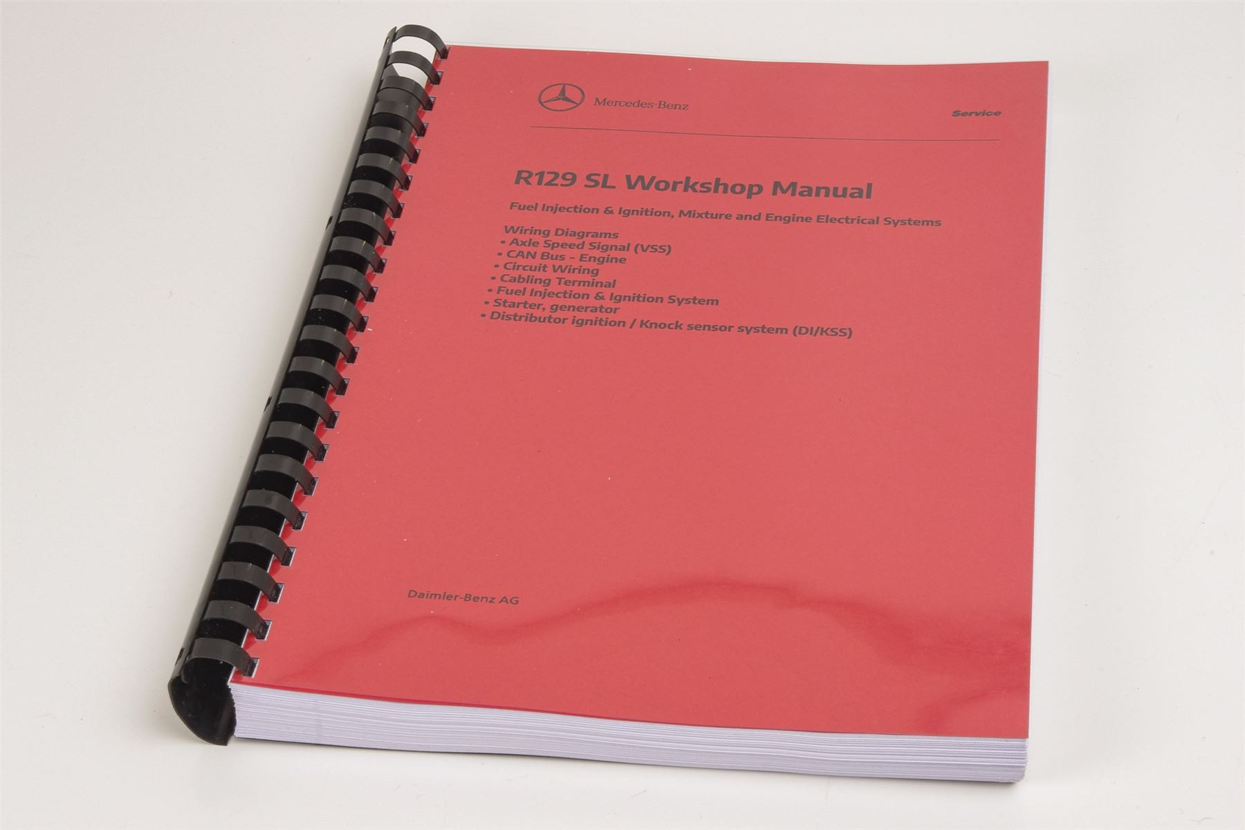 Mercedes R129 SL Workshop Diagnostic Manual: Fuel Injection & Ignition, Mixture and Engine Electrical Systems (inc. Wiring Schematics)