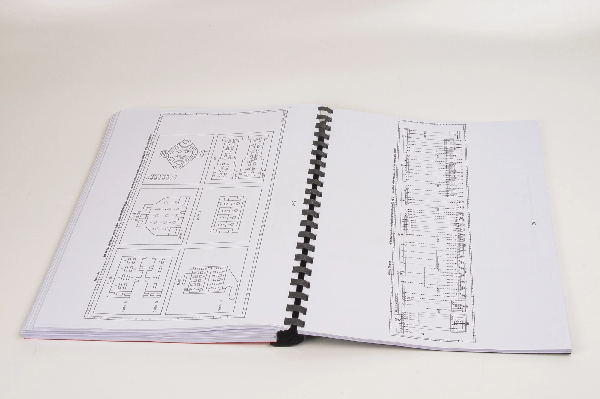 Mercedes R129 SL Workshop Diagnostic Manual: Fuel Injection & Ignition, Mixture and Engine Electrical Systems (inc. Wiring Schematics)
