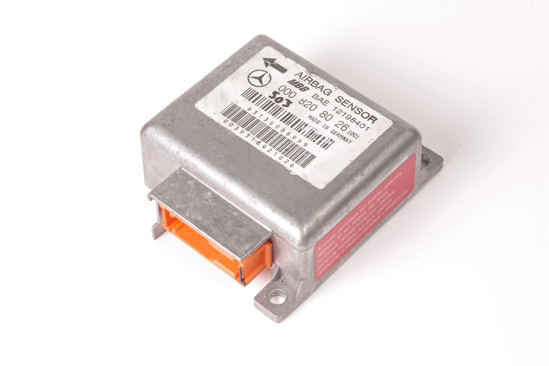 Mercedes 0008208026 SRS Control Unit | R129 SL W140 S W202 C W210 E W463 G