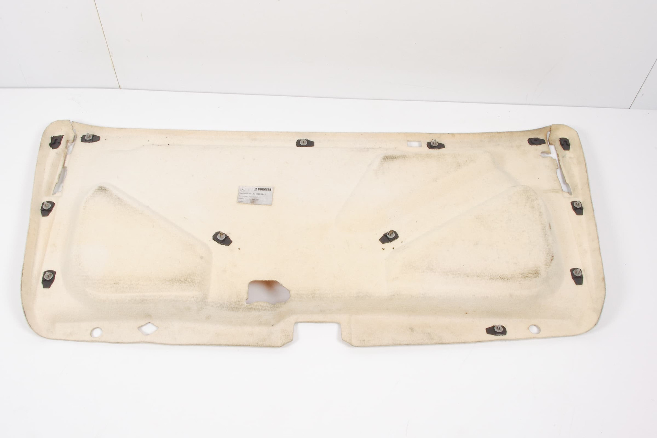 Mercedes 1296901341 Boot Carpet Panel - Cream | A124 E R129 SL