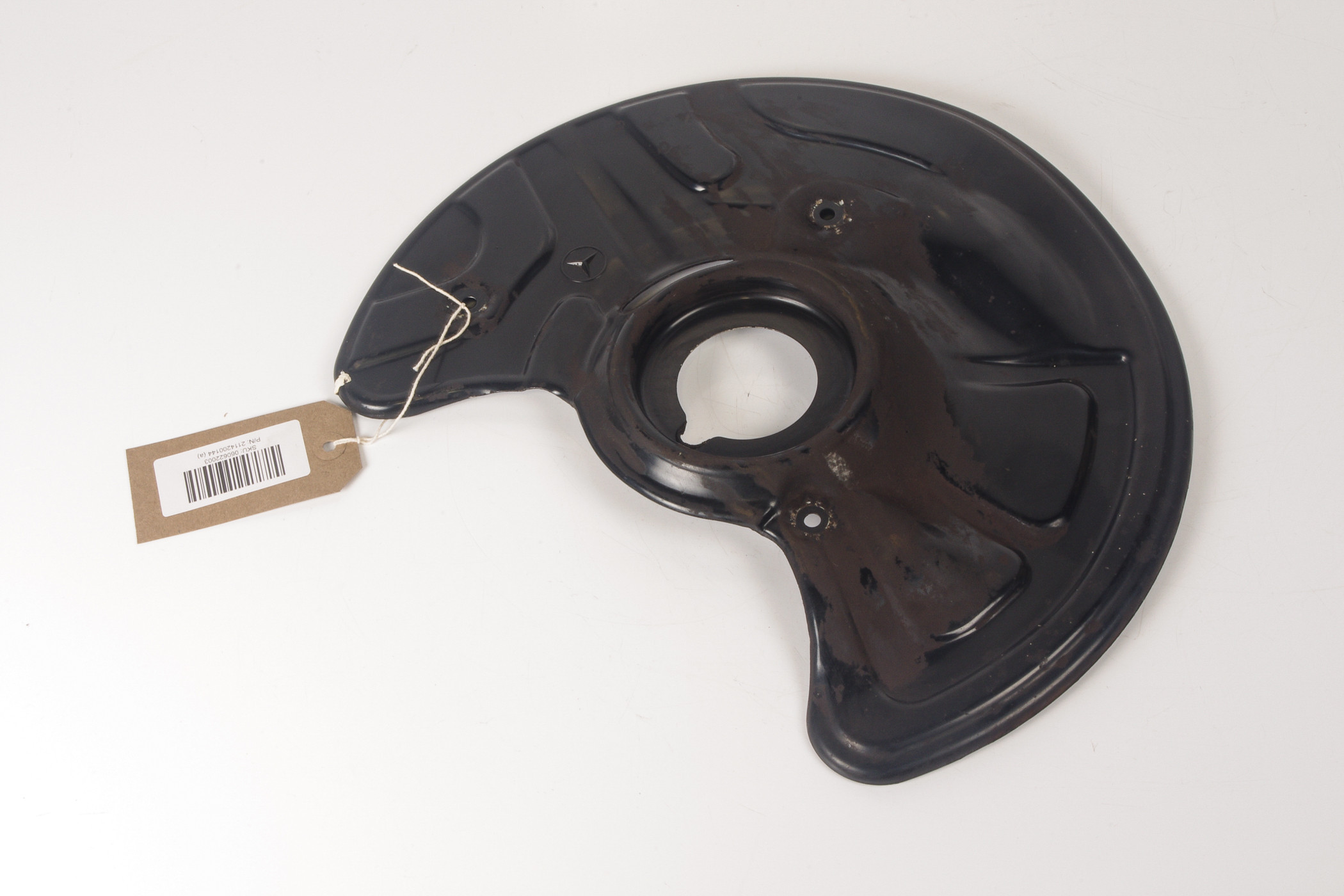 Mercedes 2114200144 Brake Dust Shield - Front Left (a) | W211 E C219 CLS R230 SL