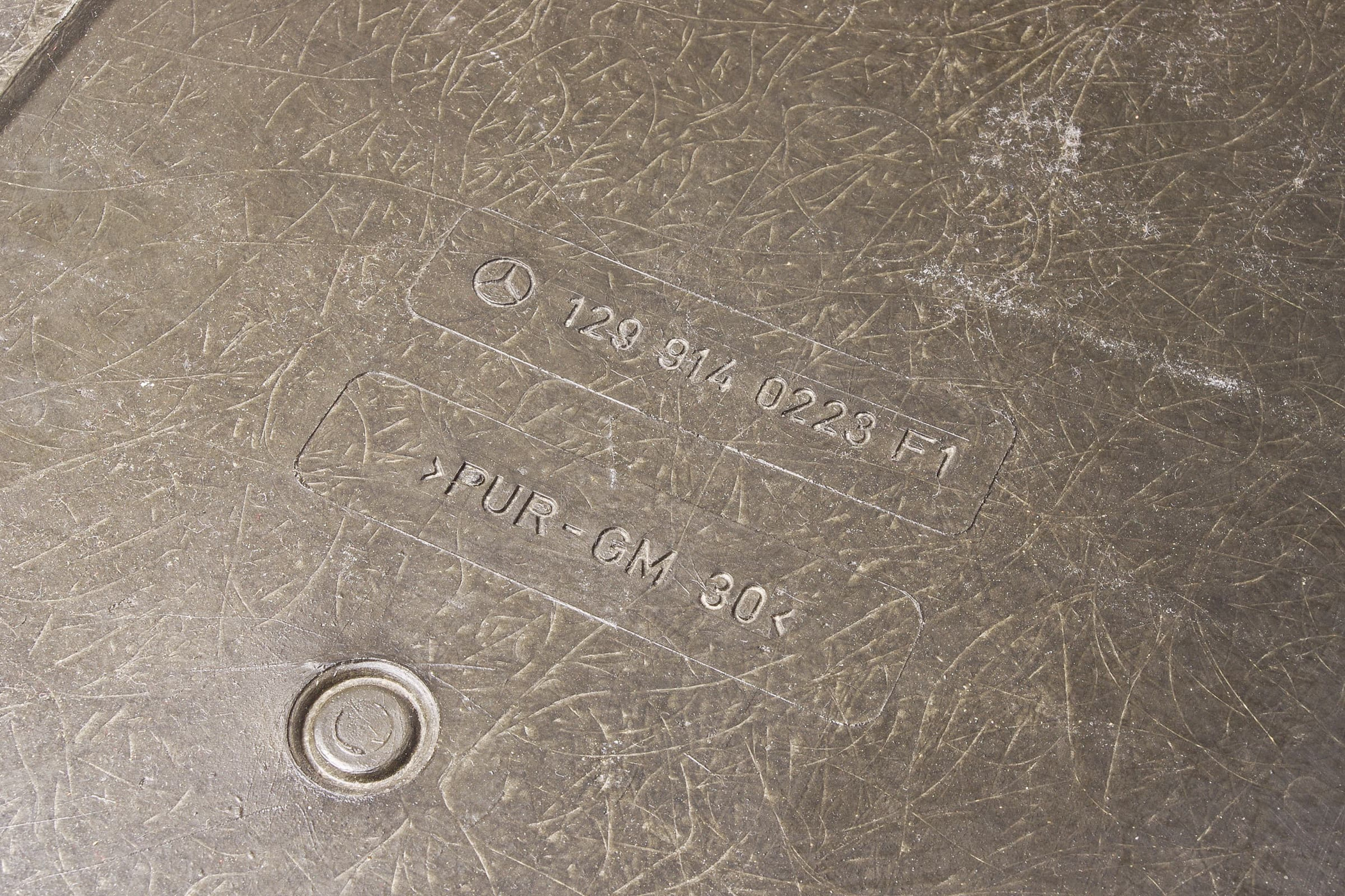 Mercedes 1299140223 Seat Backrest Panel - Right Black | R129 SL