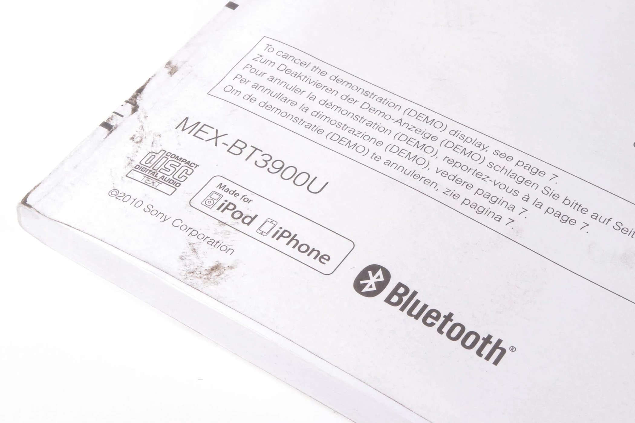Mercedes 0038200000 Head Unit - Sony MEX-BT39000 | R129 SL