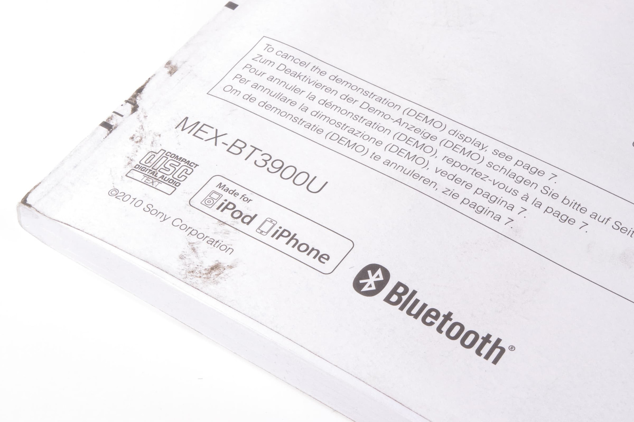 Mercedes 0038200000 Head Unit - Sony MEX-BT39000 | R129 SL