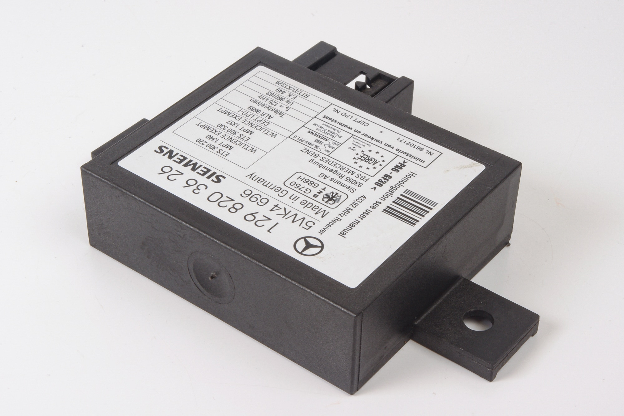 Mercedes 0255458532 Engine ECU Key Fob Coded Set | R129 SL W202 C W210 E W220 S