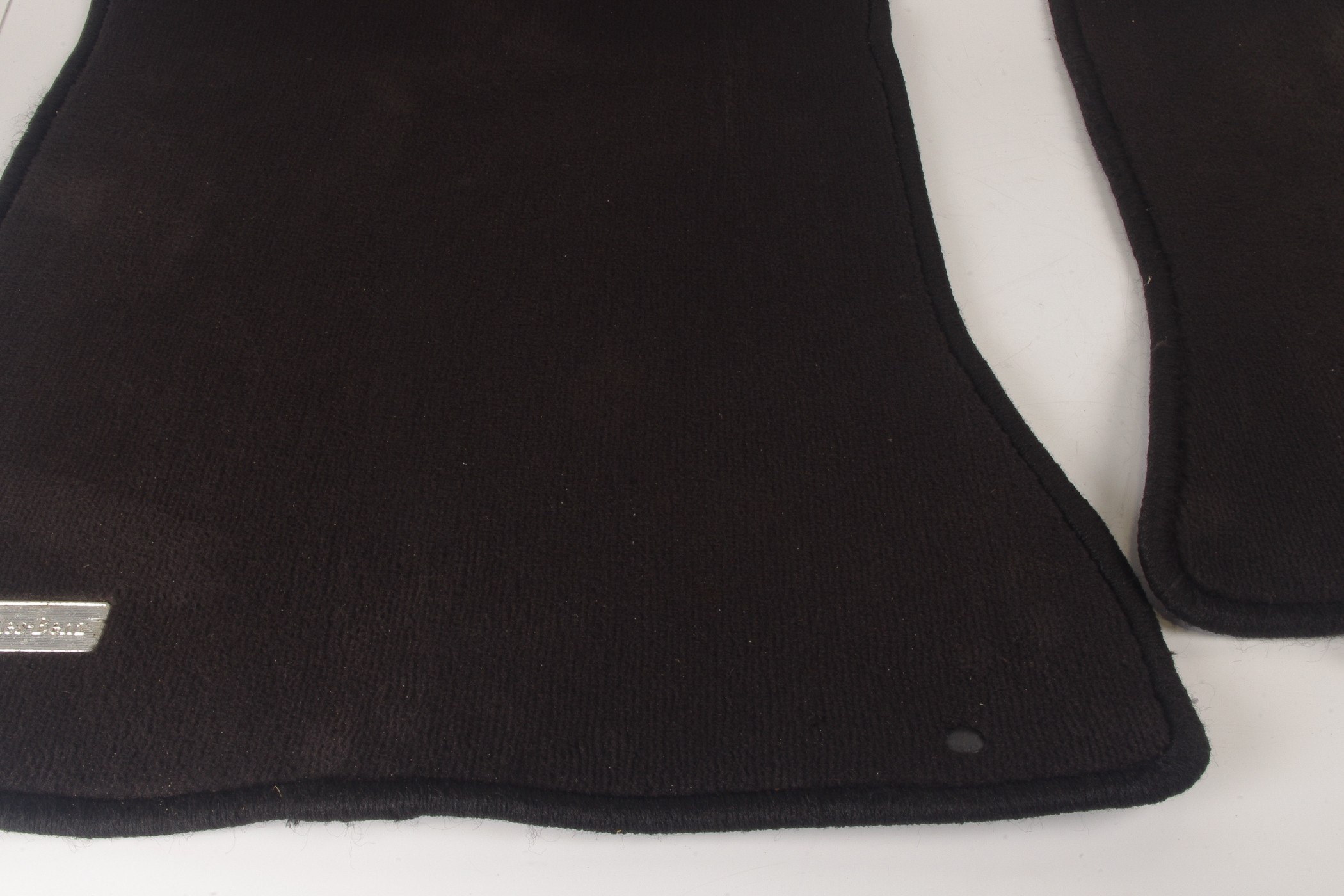 Mercedes 1296803540 Floor Mat Set x2 - Front Black | R129 SL