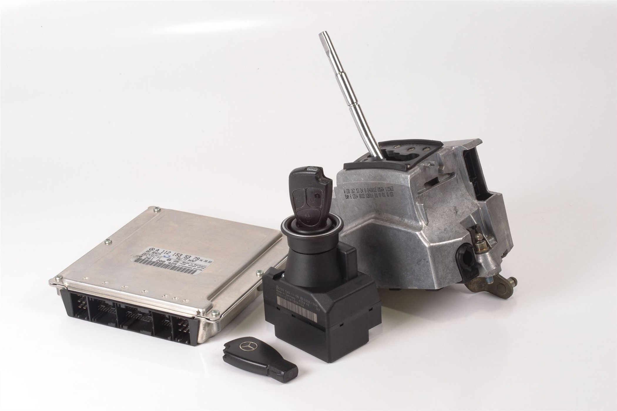 Mercedes 1121535379 Engine ECU Selector Key Fob Coded Set x2 (b) | W163 M...