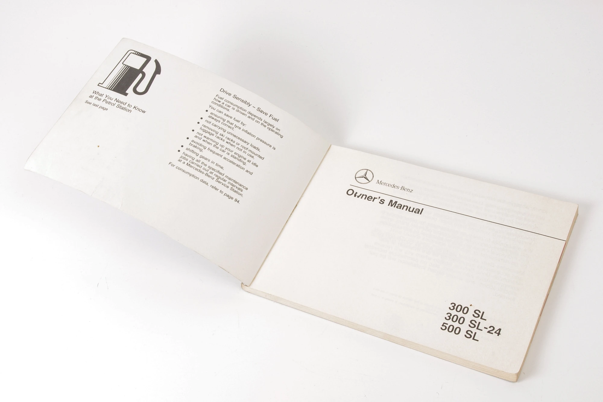 Mercedes 1295843796 Owners Manual | R129 SL