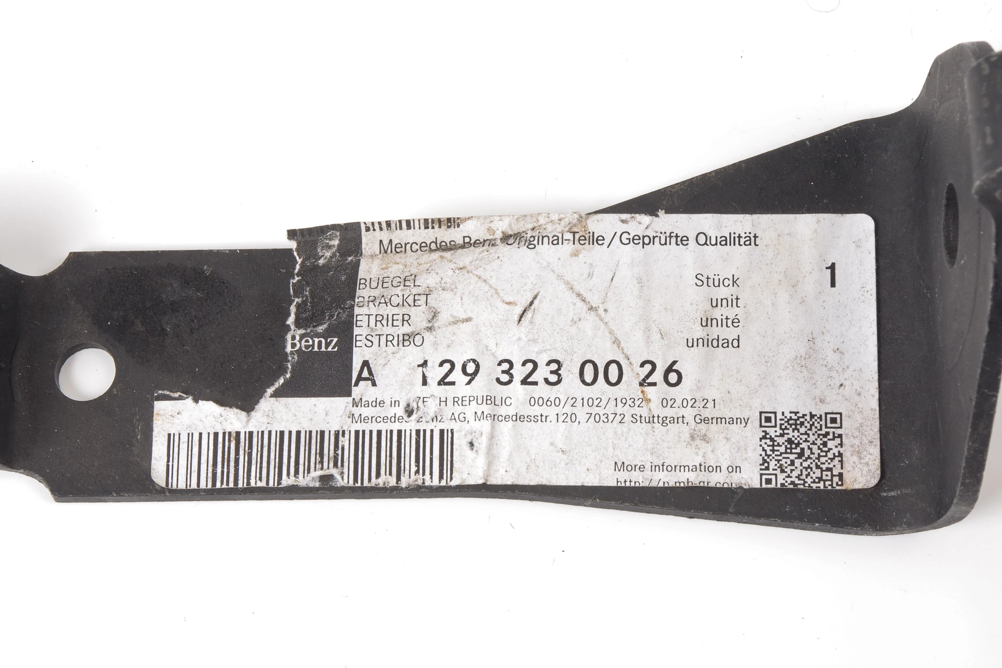 Mercedes 1293230026 Torsion Bar Clamp - Front Left | R129 SL