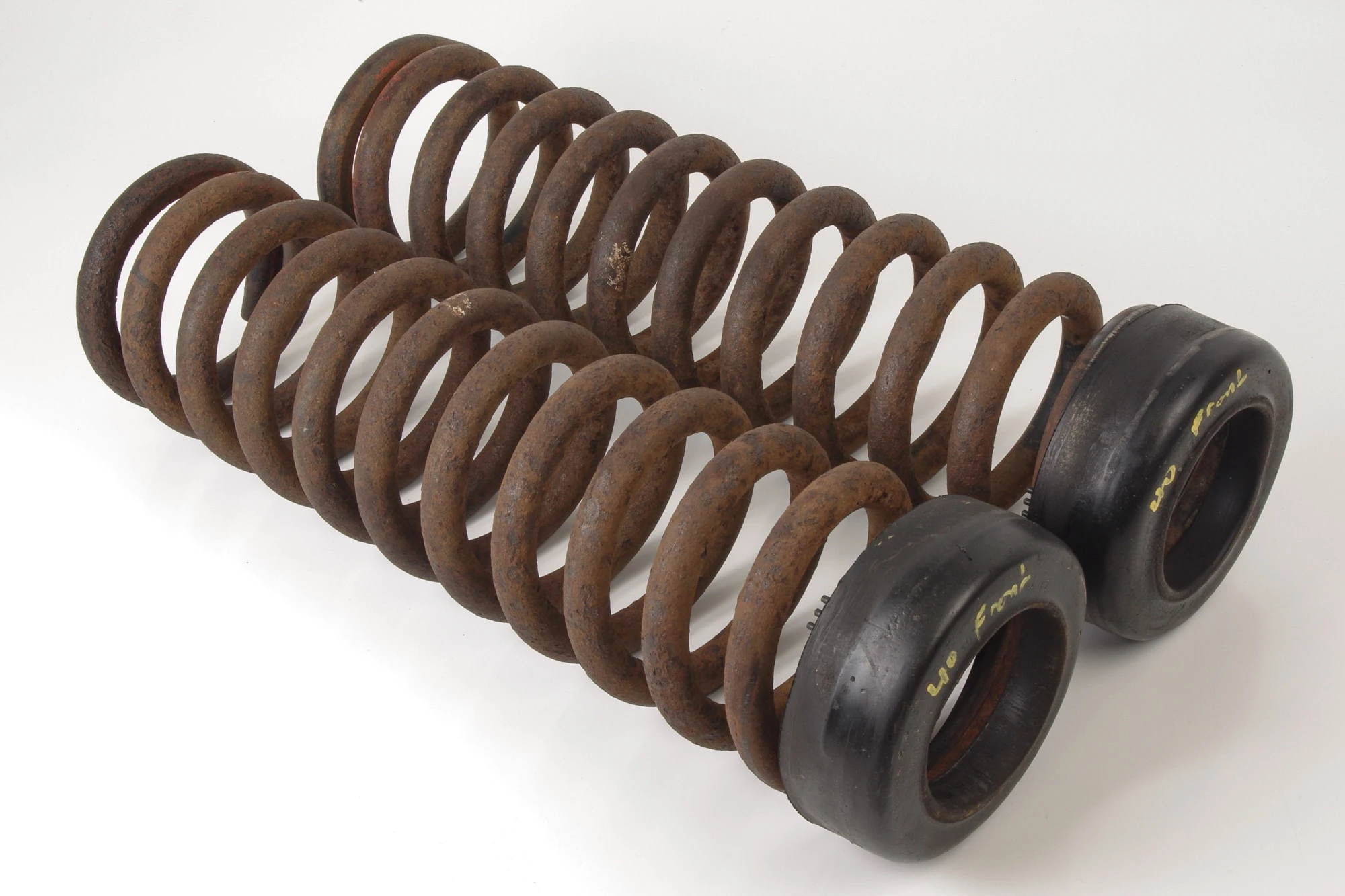 Mercedes 1143210604 Suspension Coil Spring x2 - Front | C107 R107 SL W114...