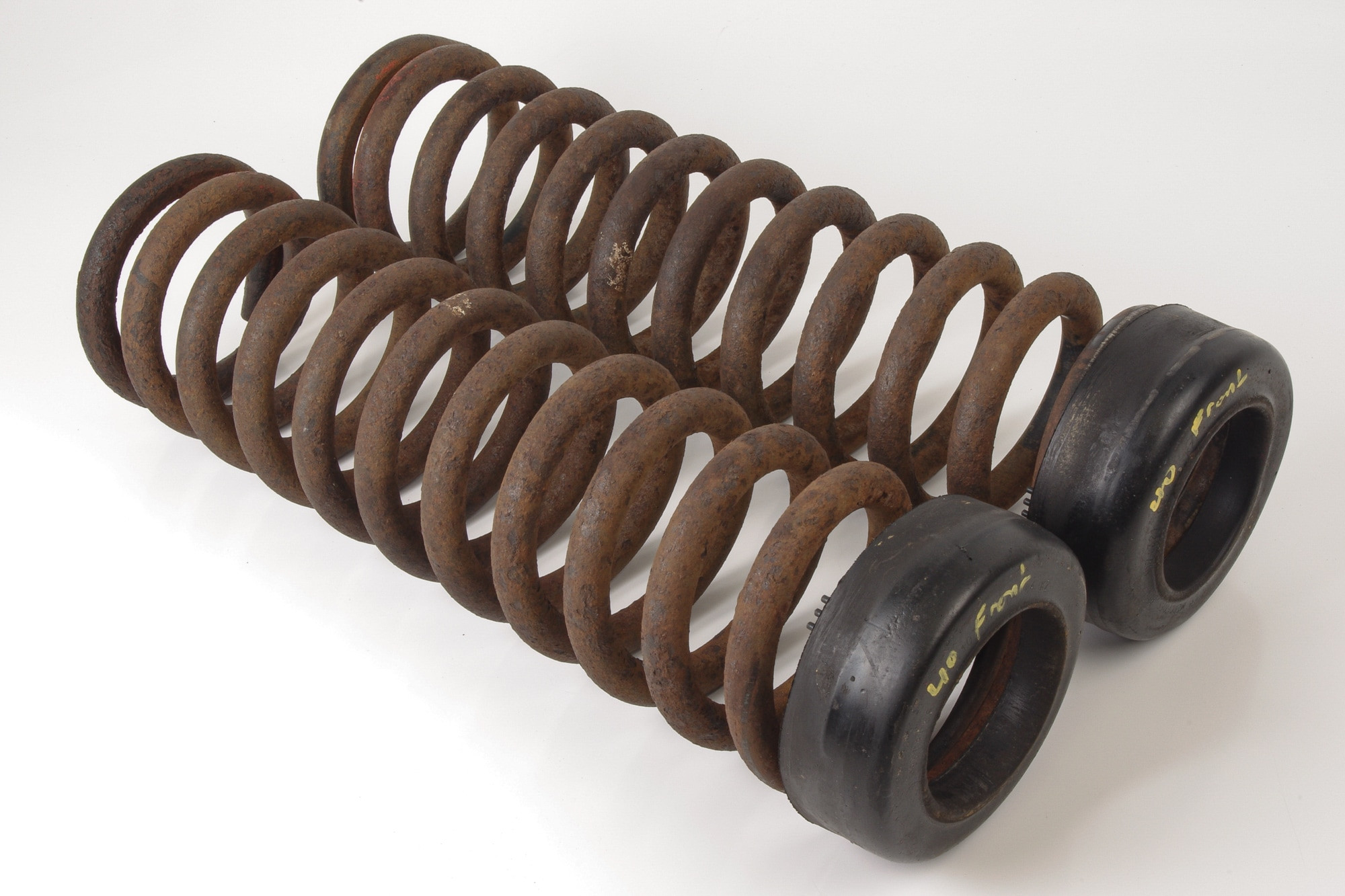 Mercedes 1143210604 Suspension Coil Spring x2 - Front | C107 R107 SL W114...