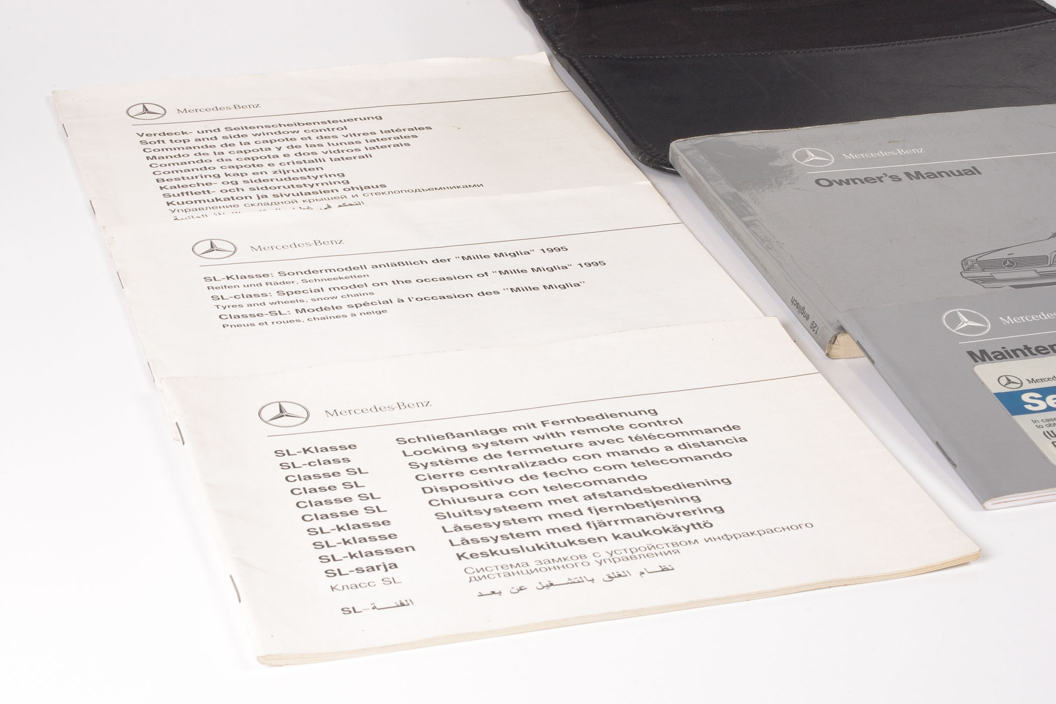 Mercedes 1295845996 Owners Manual Set (a) | R129 SL