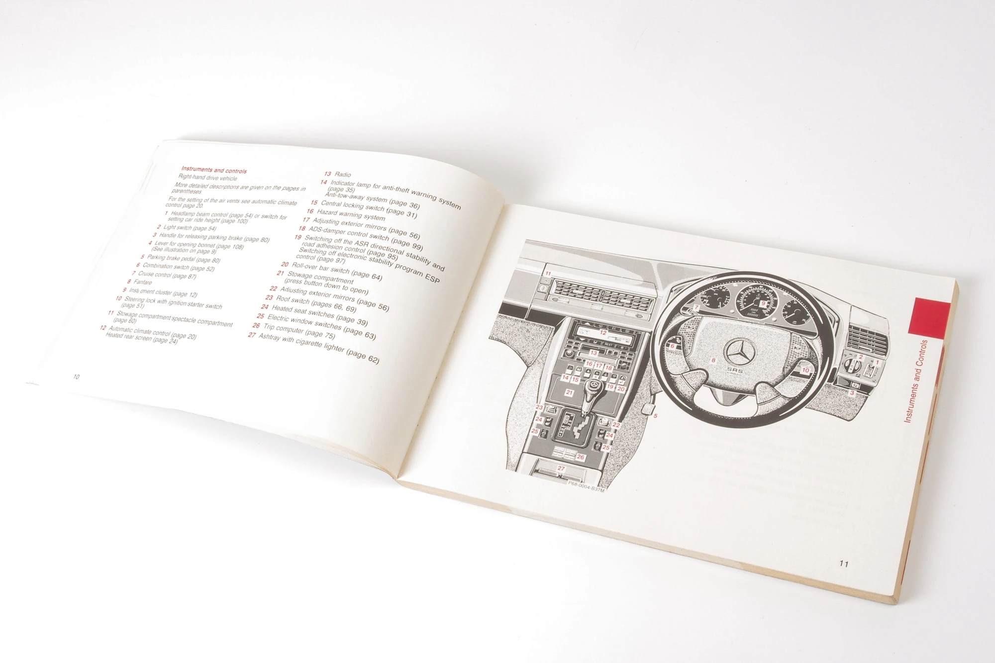 Mercedes 1295845996 Owners Manual | R129 SL