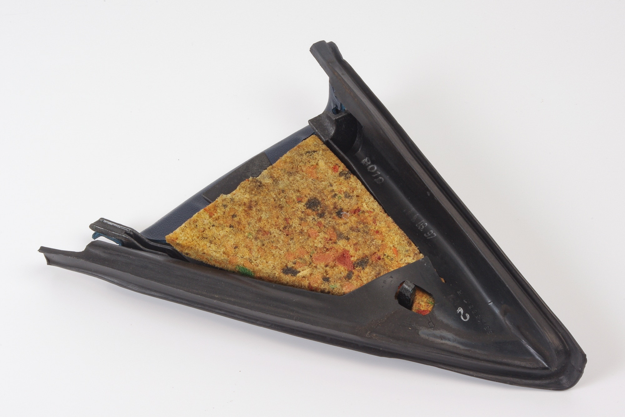 Mercedes 1297250811 Interior Door Mirror Cover - Right Blue | R129 SL