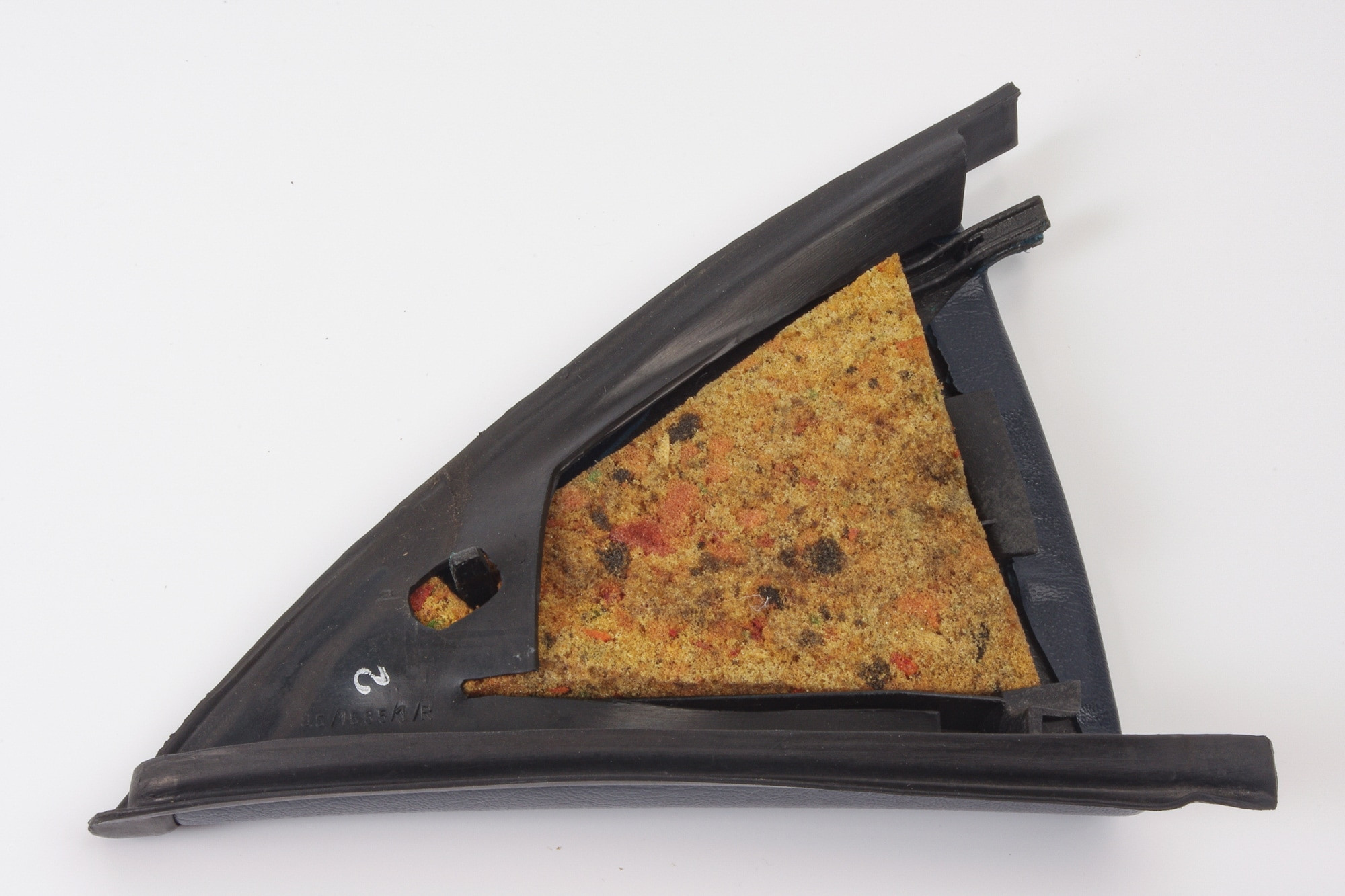 Mercedes 1297250811 Interior Door Mirror Cover - Right Blue | R129 SL