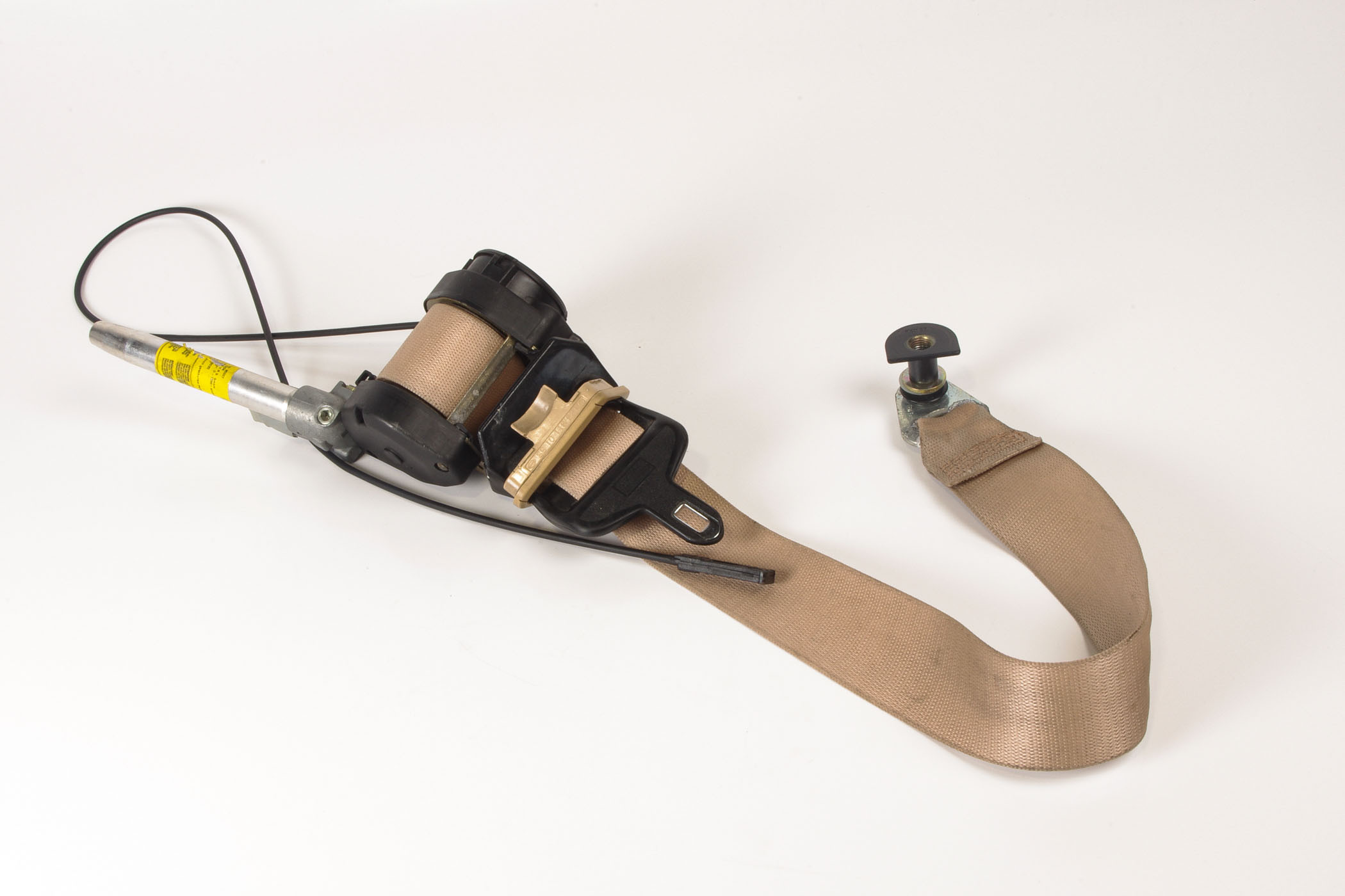 Mercedes 1298602185 Seat Belt - Left Tan (c) | R129 SL