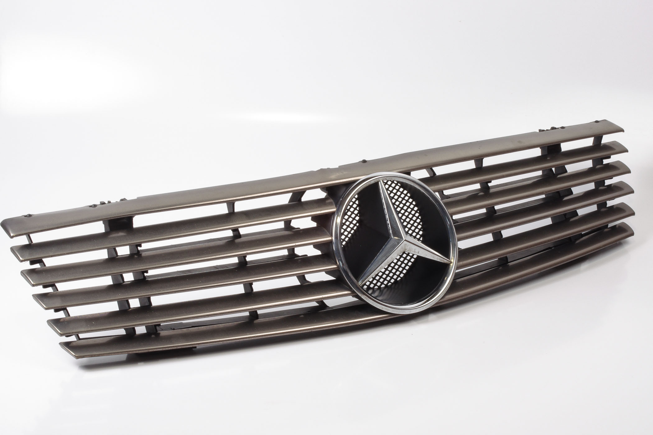 Mercedes 1298800285 Bonnet Grille 6 Slat - Front Silver (a) | R129 SL