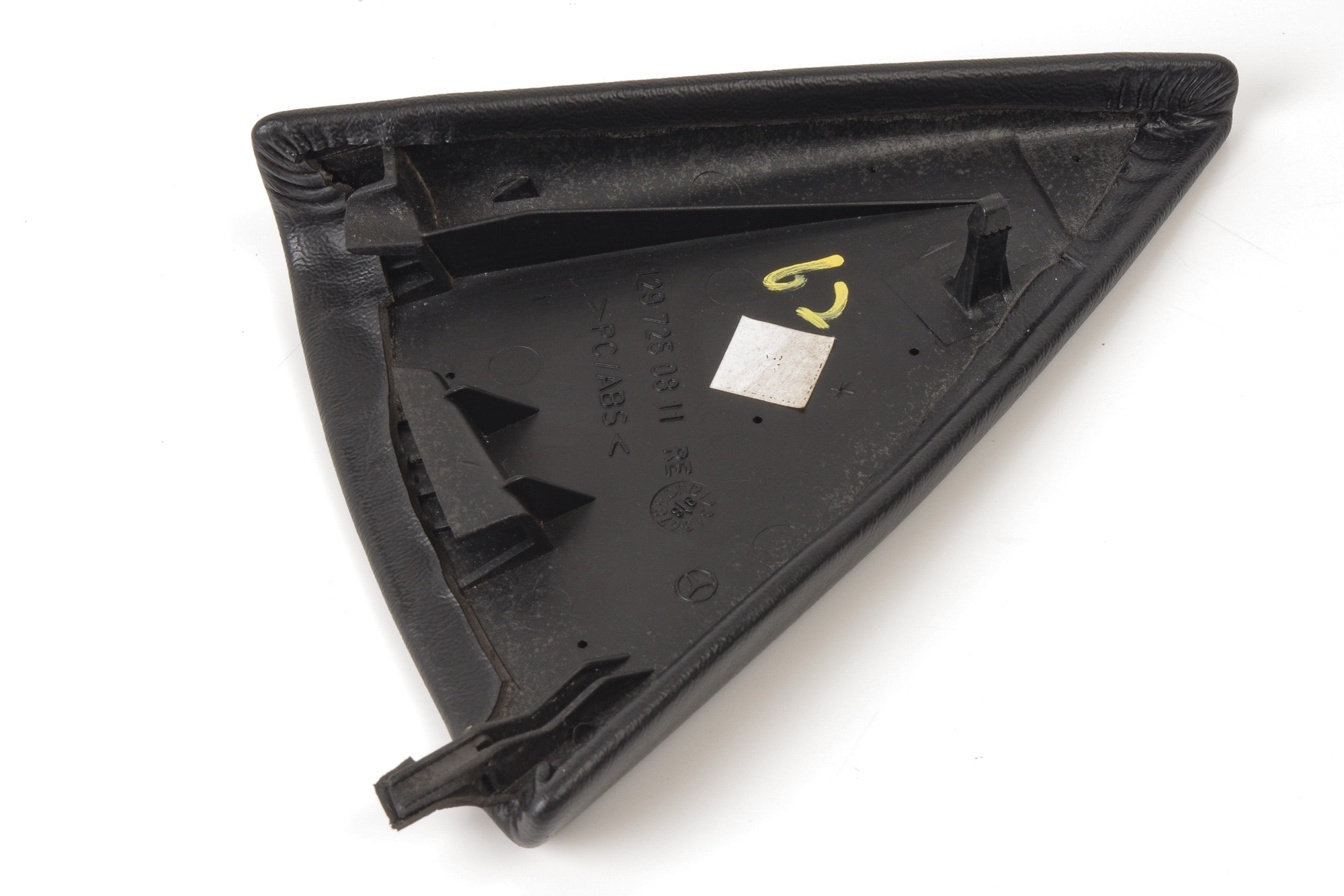 Mercedes 1297250811 Interior Door Mirror Cover - Right Black | R129 SL