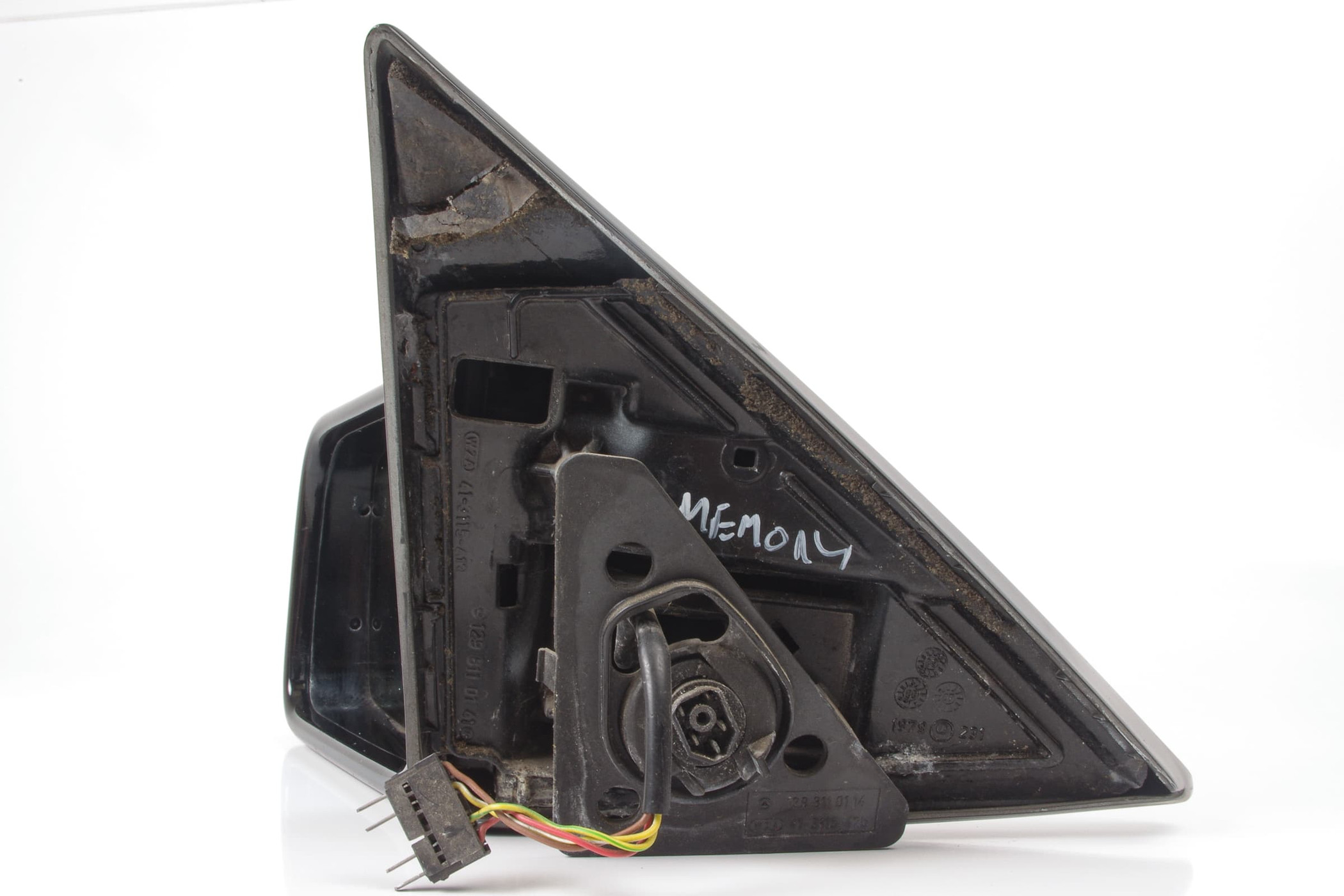 Mercedes 1298103516 Door Mirror - Left Black | R129 SL