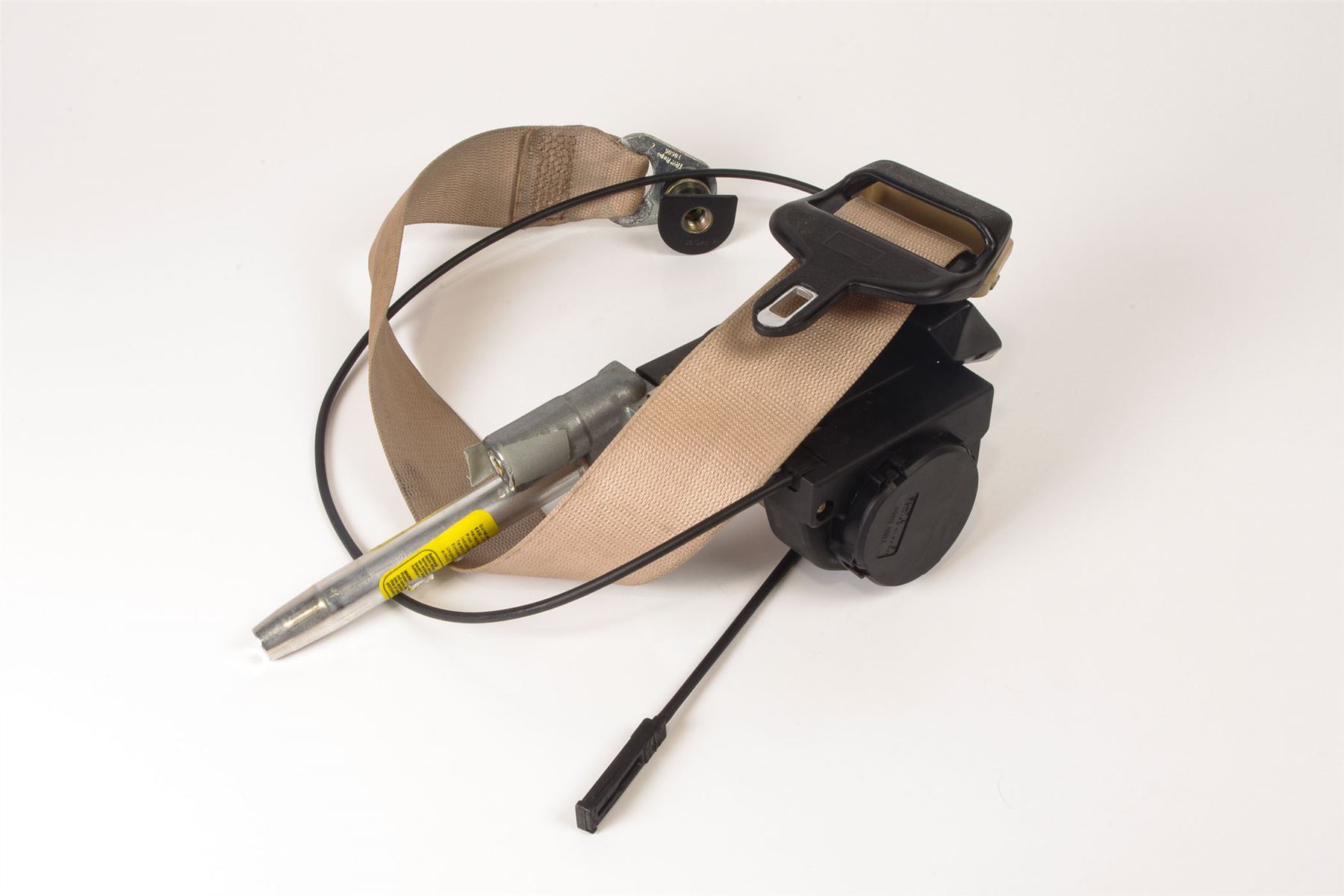 Mercedes 1298602185 Seat Belt - Left Beige | R129 SL