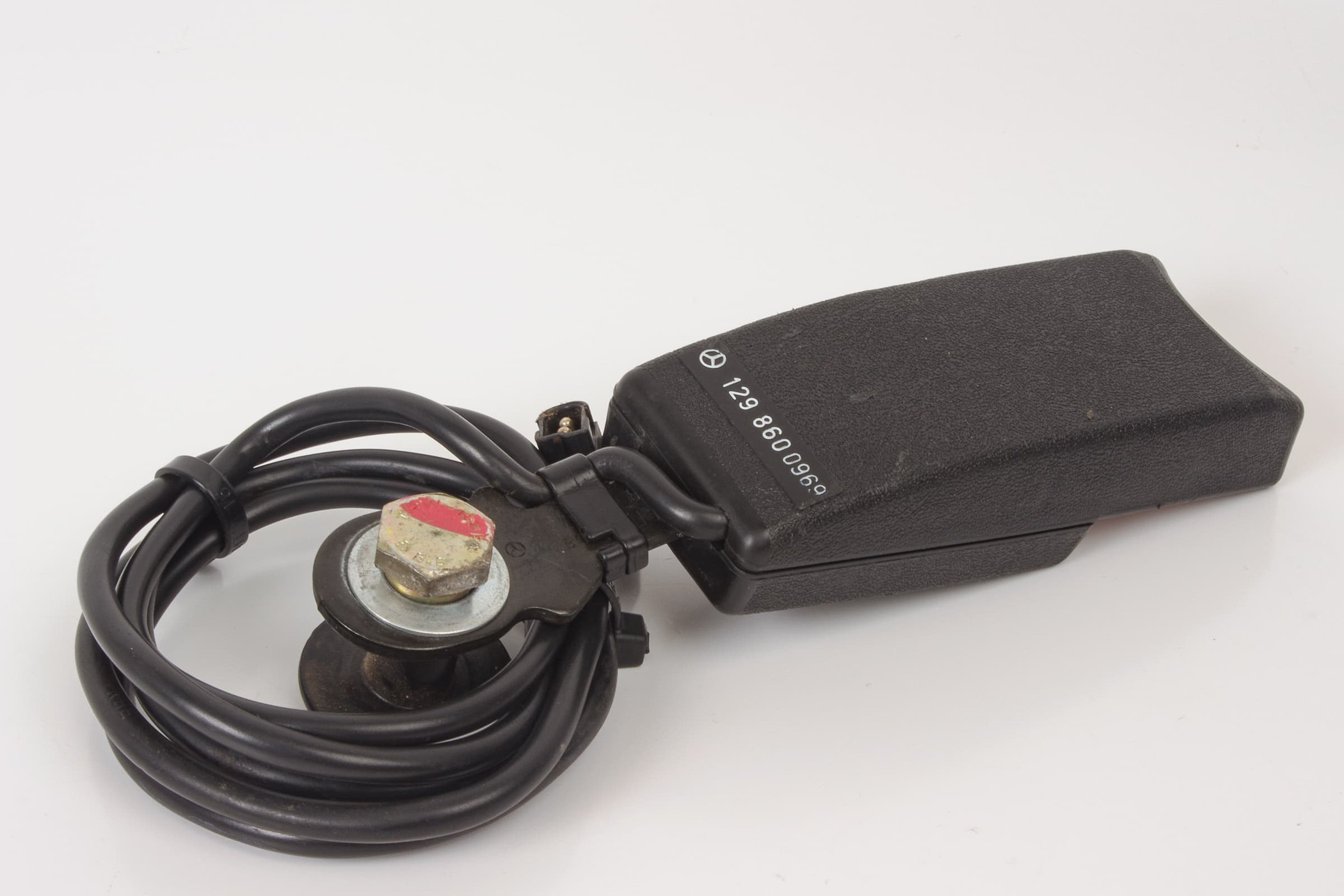 Mercedes 1298600969 Seat Belt Buckle - Left Black | R129 SL