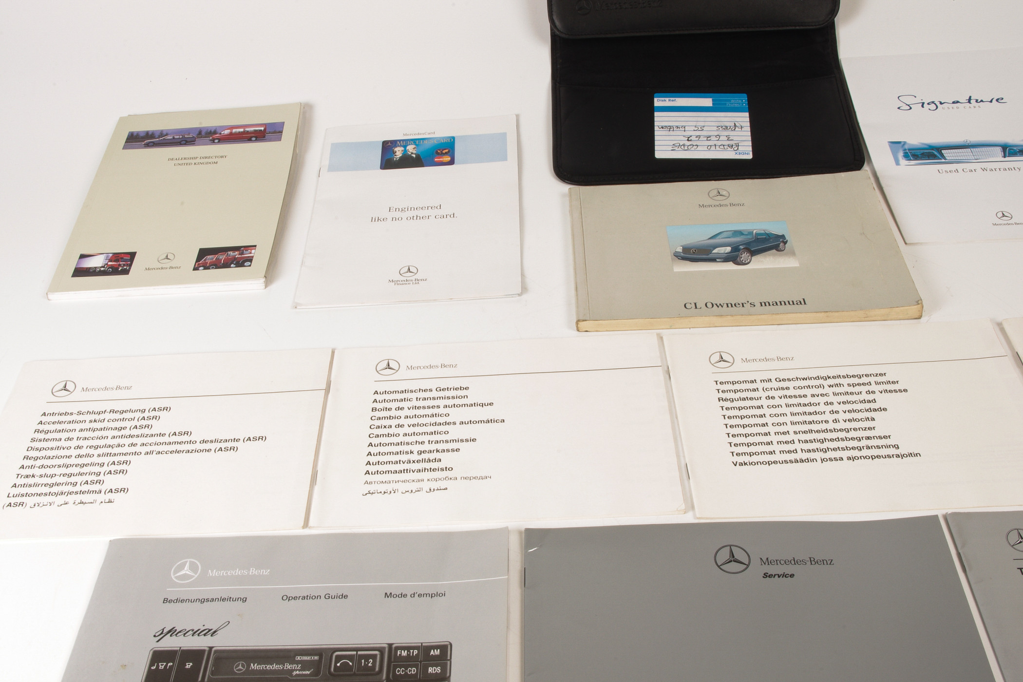 Mercedes 1408990361 Owners Manual Set | R129 SL W140 V140 C140 S W463 G