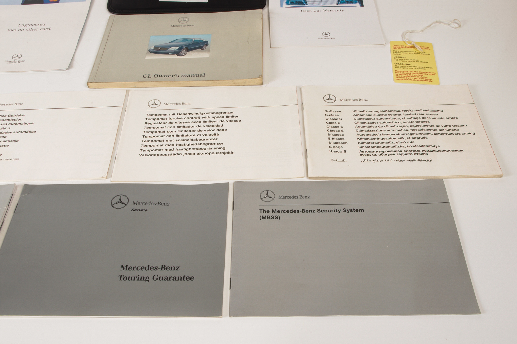Mercedes 1408990361 Owners Manual Set | R129 SL W140 V140 C140 S W463 G