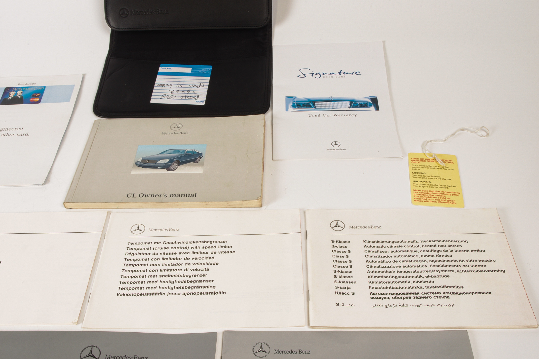 Mercedes 1408990361 Owners Manual Set | R129 SL W140 V140 C140 S W463 G