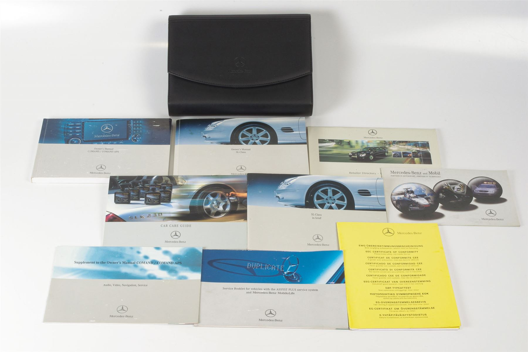 Mercedes 2158990161 Owners Manual Set (b) | W163 M W168 A R170 SLK W203 CL203...