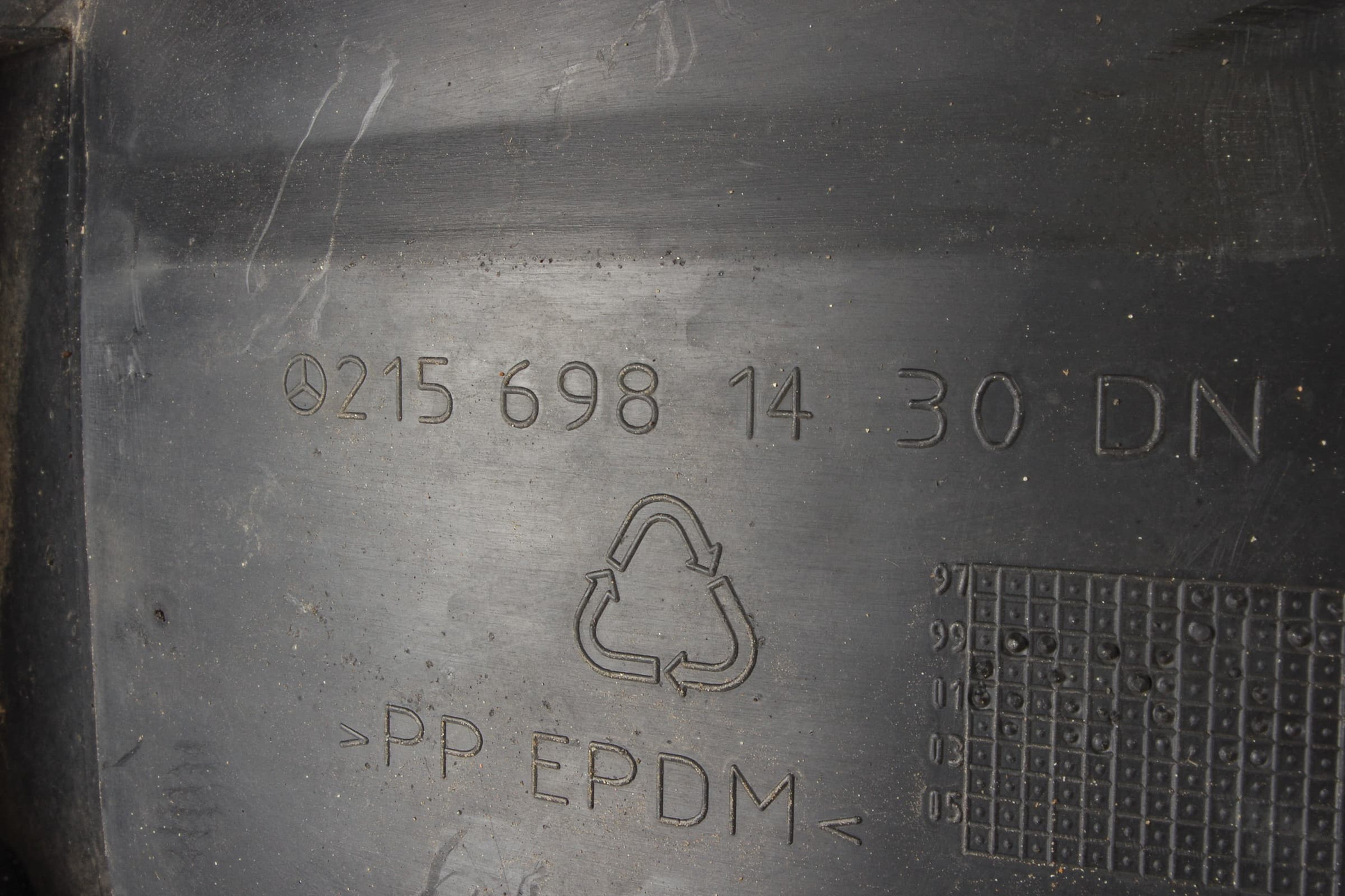 Mercedes 2156981430 Wheel Arch Liner - Front Right | C215 CL