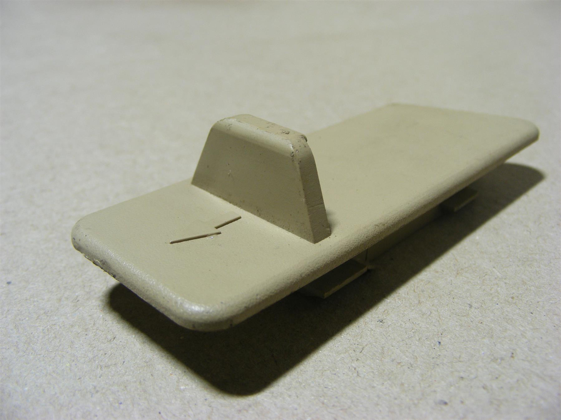 Mercedes 1296930733 Roof Boot Lock Cover - Beige - Right | R129 SL