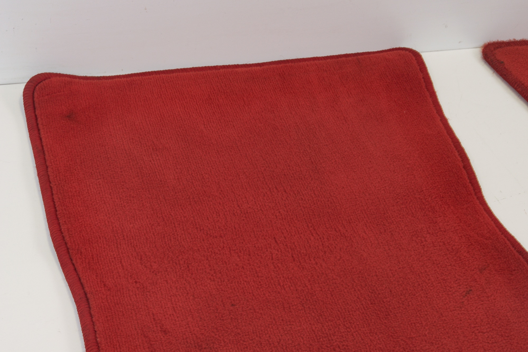 Mercedes 2306801240 Floor Mat Set x2 - Red | R230 SL