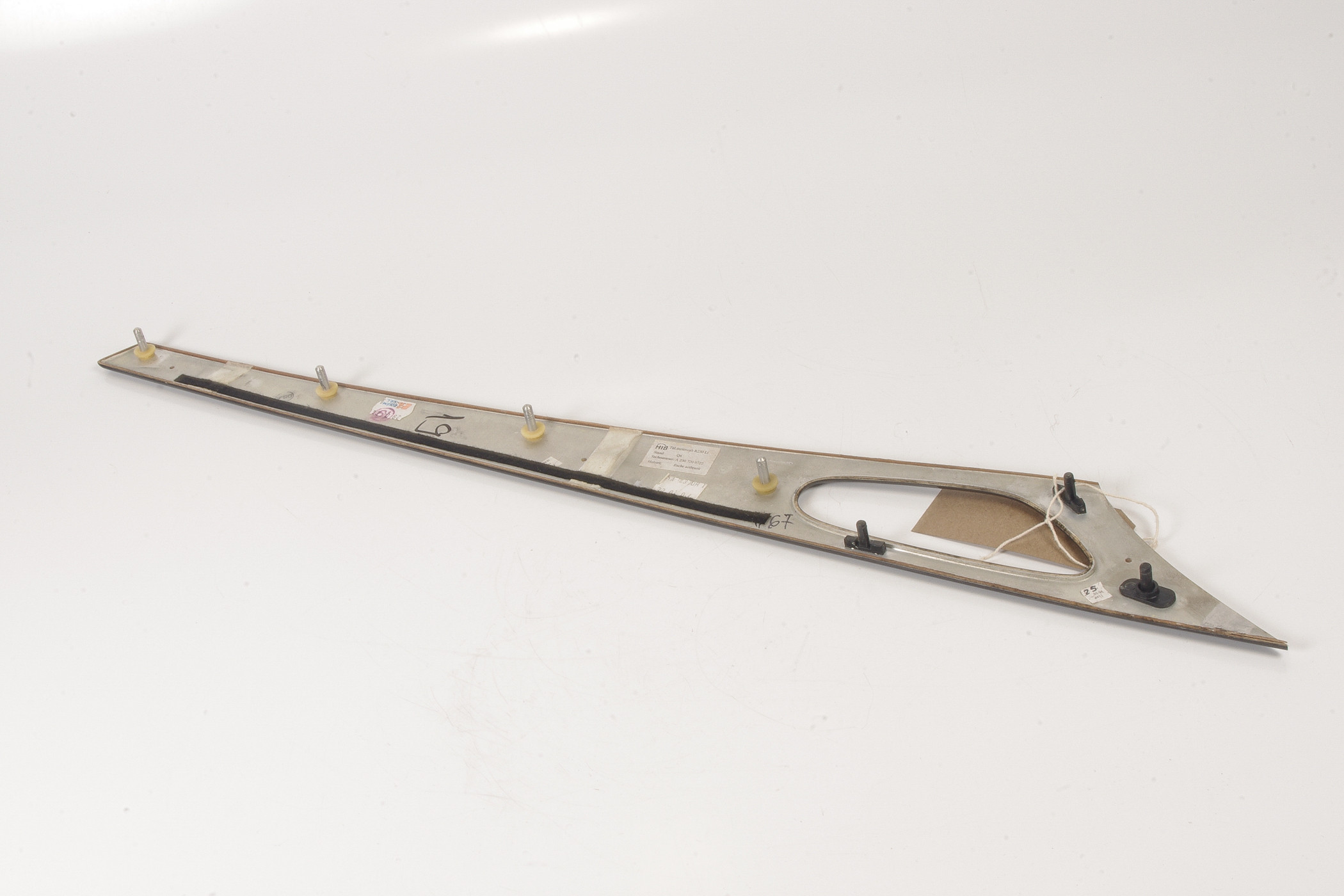 Mercedes 2307200722 Door Card Trim - Left Black | R230 SL