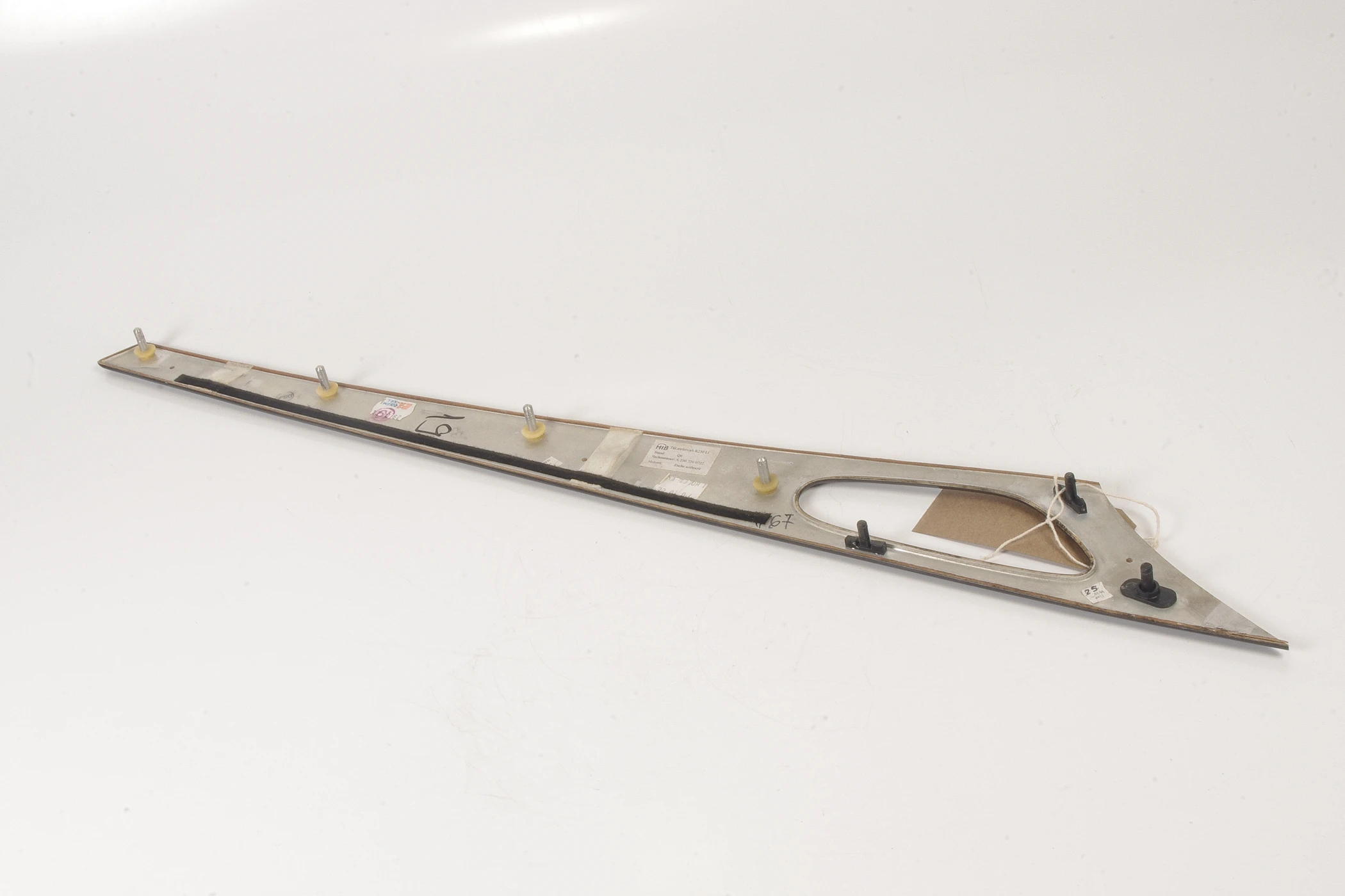Mercedes 2307200722 Door Card Trim - Left Black | R230 SL