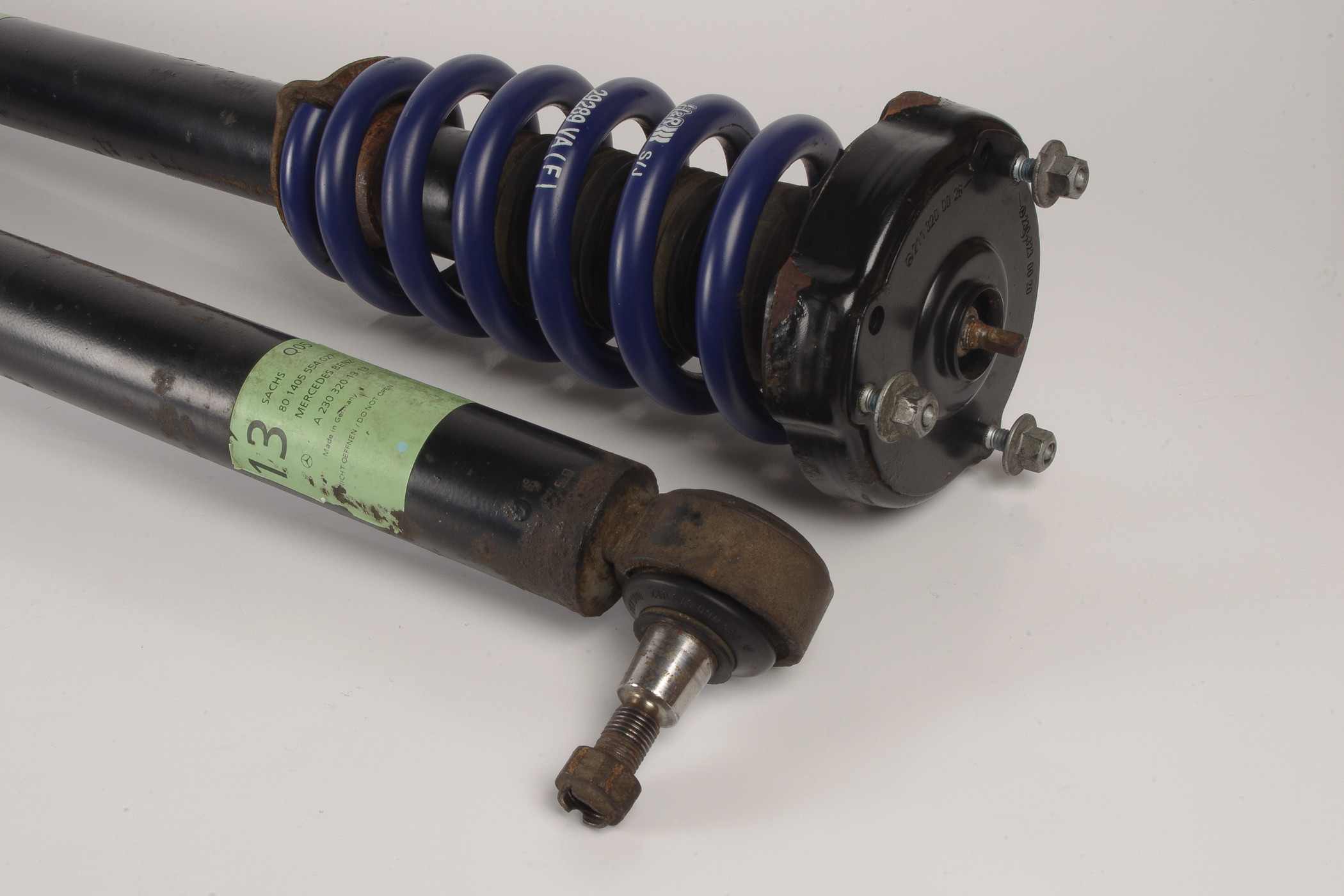Mercedes 2303201313 Shock Absorber & Spring Set x2 - Front | R230 SL